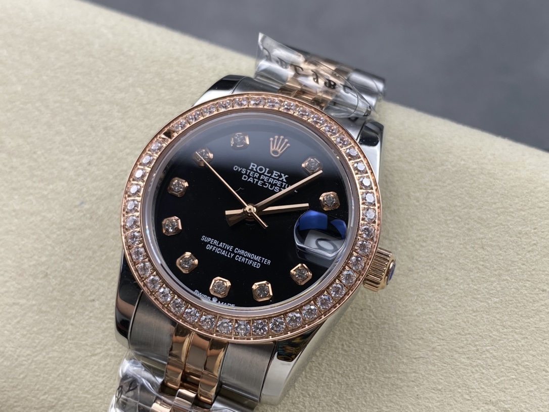 SK Factory レディース 労力士Rolex 日志型31mm 自動機械式腕時計