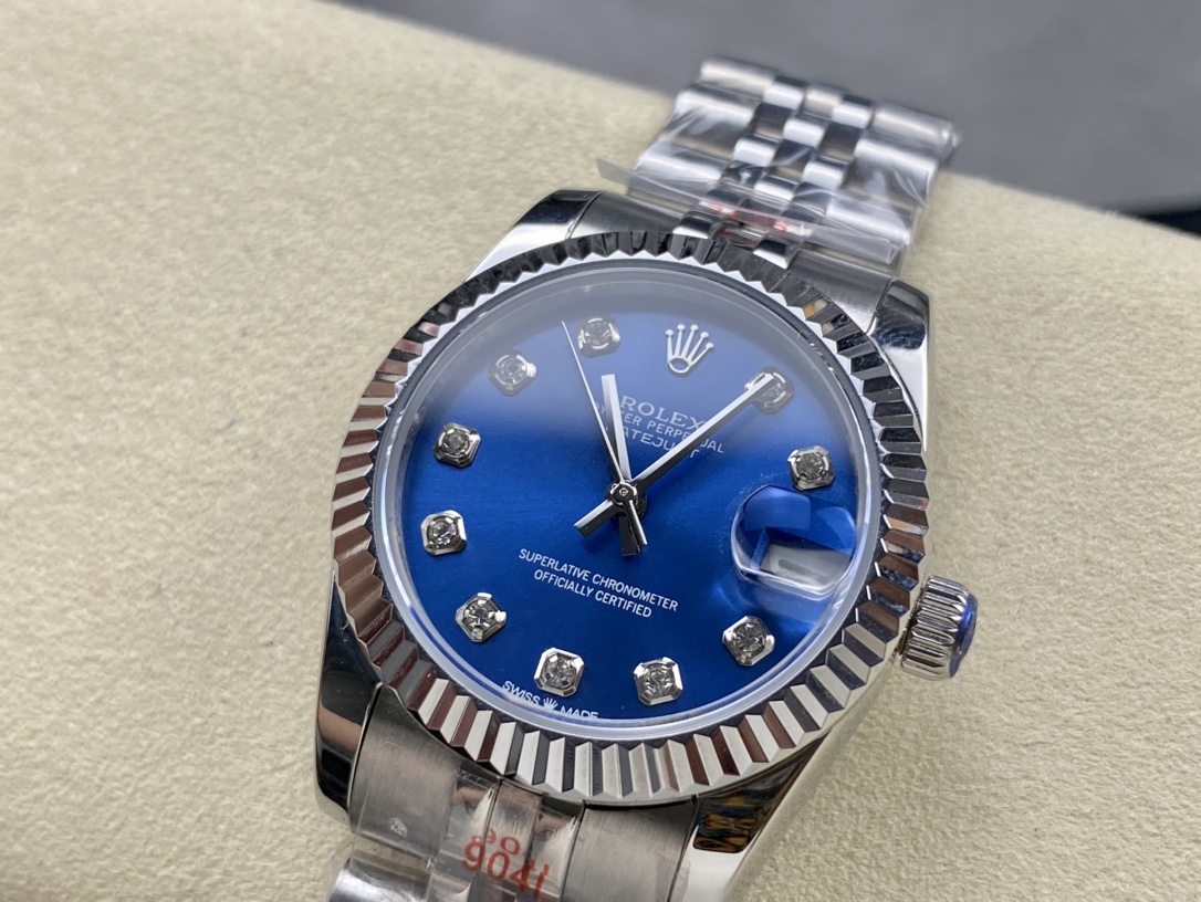 SK Factory 女款 劳力士Rolex 単历 日志型31mm 自動巻き腕時計