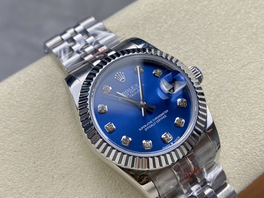 SK Factory 女款 劳力士Rolex 単历 日志型31mm 自動巻き腕時計