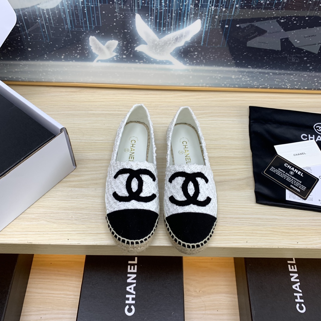 Chanel Shoes Espadrilles Quality AAA+ Replica
 White Spring/Summer Collection