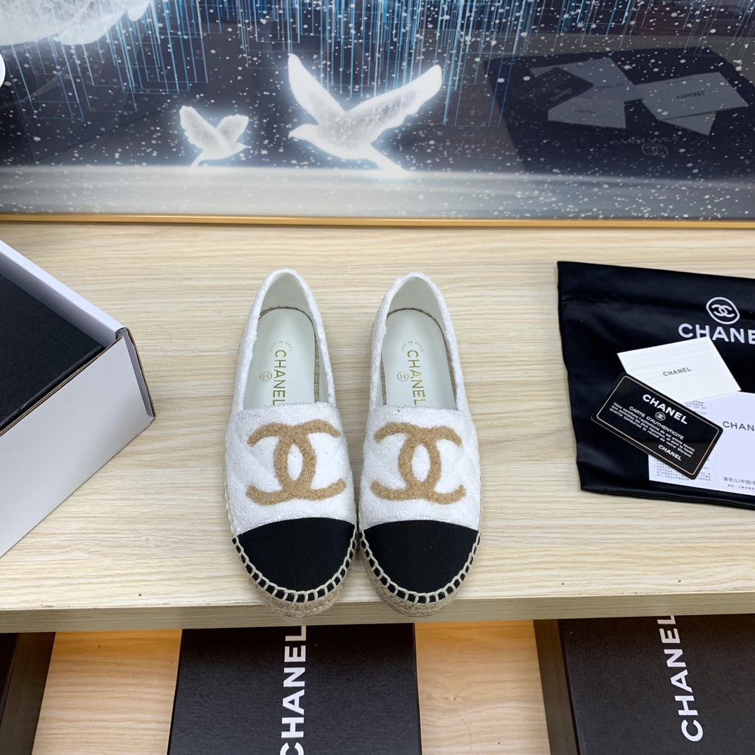 Chanel Shoes Espadrilles Best Replica
 White Spring/Summer Collection