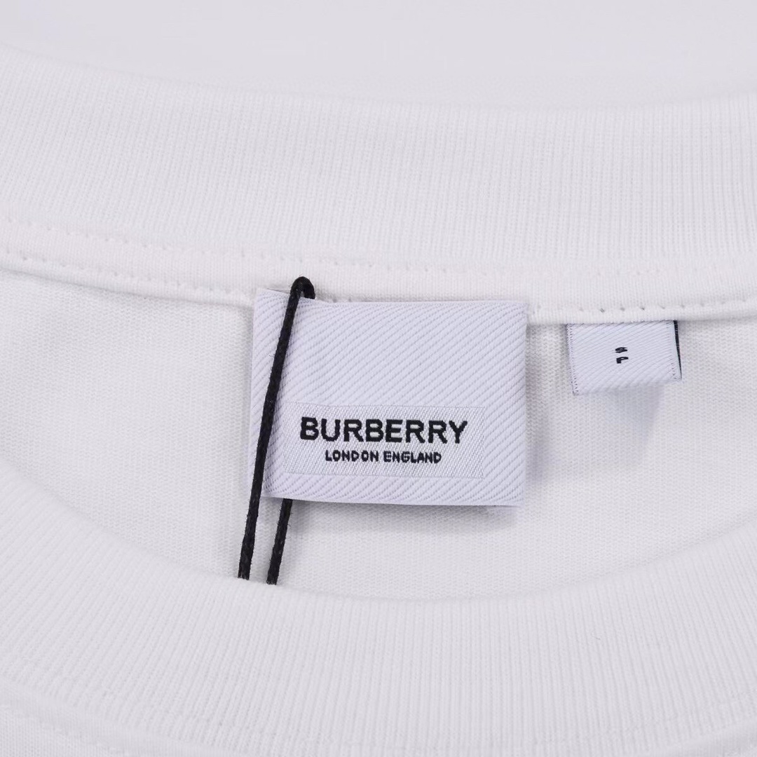 170 Burberry巴宝莉23ss夏季双重双色字母经典蓝色战马印花短袖