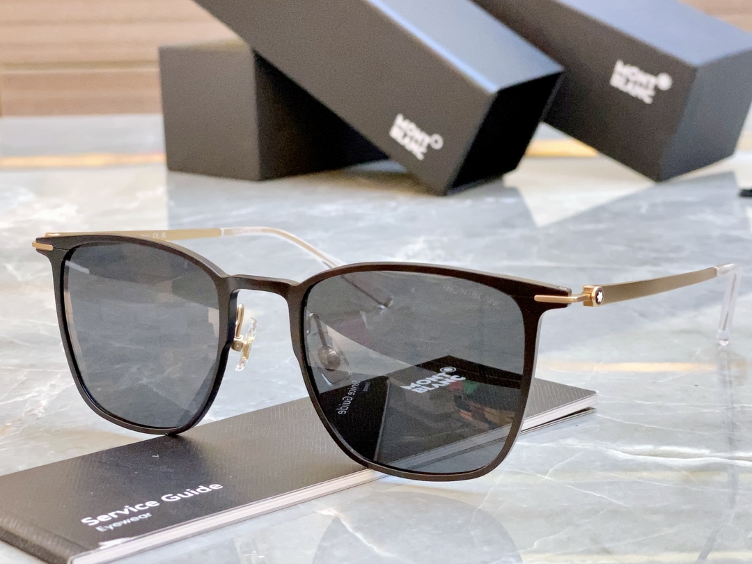 ，【MONT BLAN*】万宝*龙新款钛架太阳架，MODEL:MB0232O，SIZE:53口21-145
