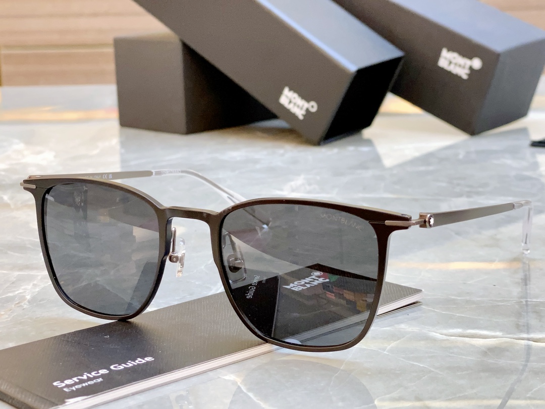 ，【MONT BLAN*】万宝*龙新款钛架太阳架，MODEL:MB0232O，SIZE:53口21-145