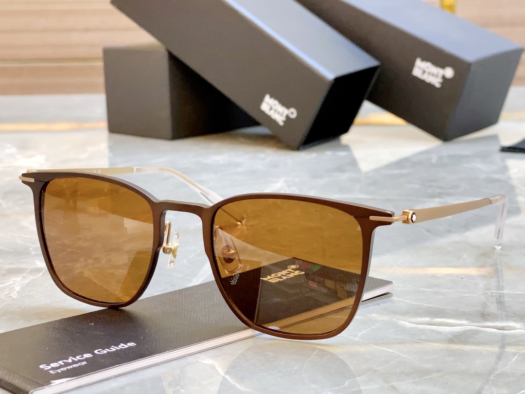 ，【MONT BLAN*】万宝*龙新款钛架太阳架，MODEL:MB0232O，SIZE:53口21-145