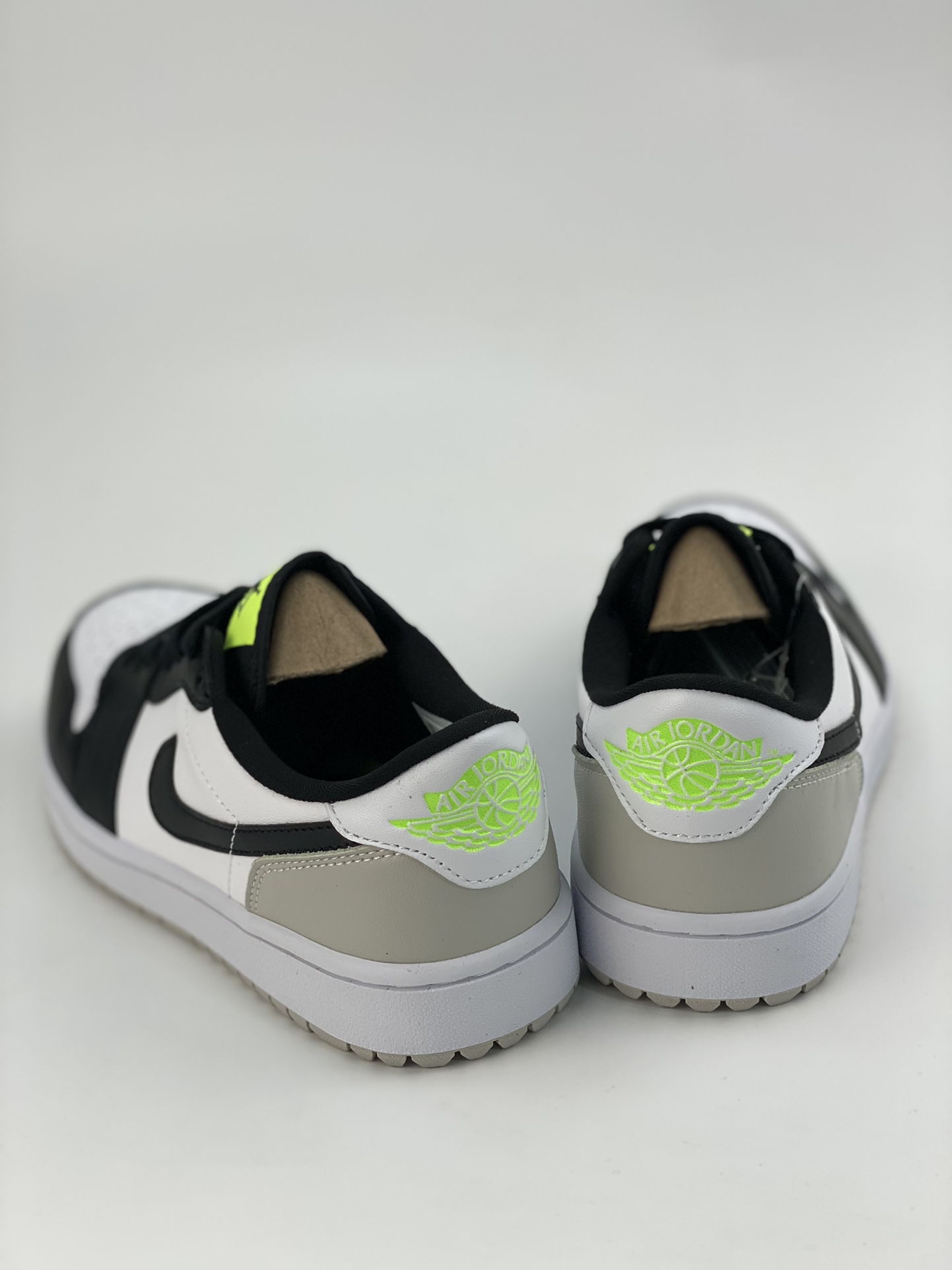 Air Jordan 1 Low White Black Toe Golf AJ1 Joe 1 Low Top Casual Shoes DD9315-108