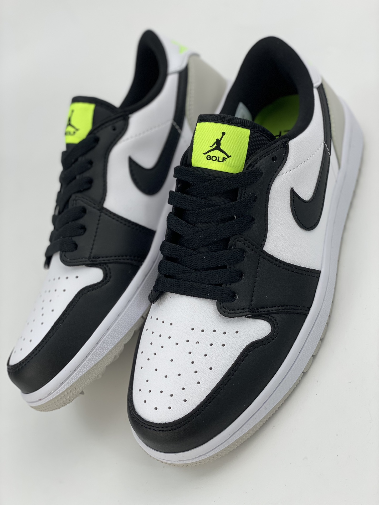 Air Jordan 1 Low White Black Toe Golf AJ1 Joe 1 Low Top Casual Shoes DD9315-108