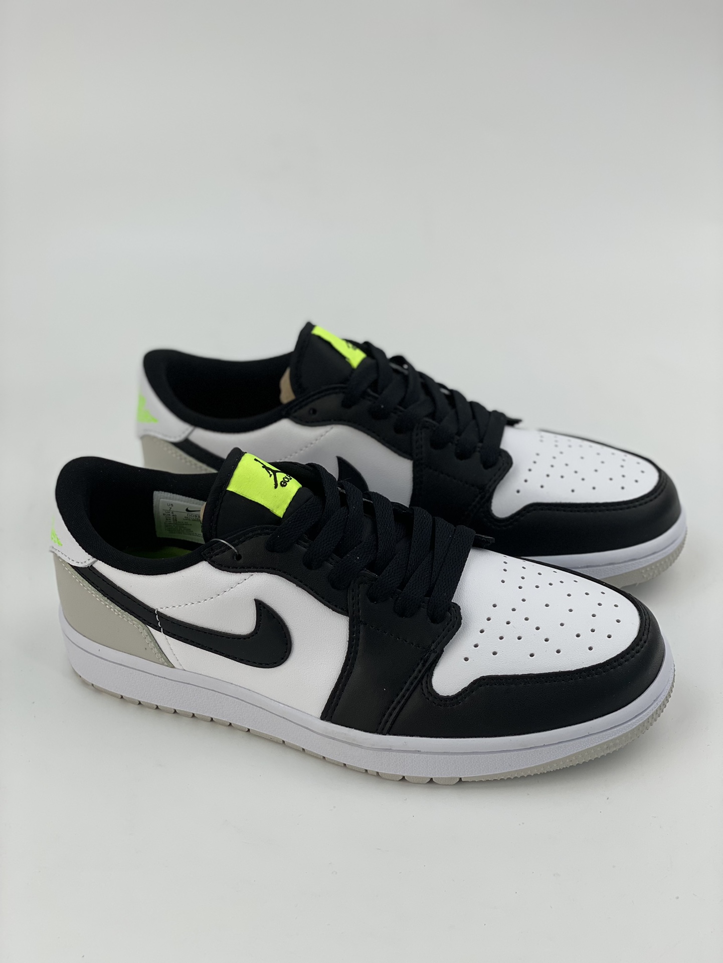 Air Jordan 1 Low White Black Toe Golf AJ1 Joe 1 Low Top Casual Shoes DD9315-108