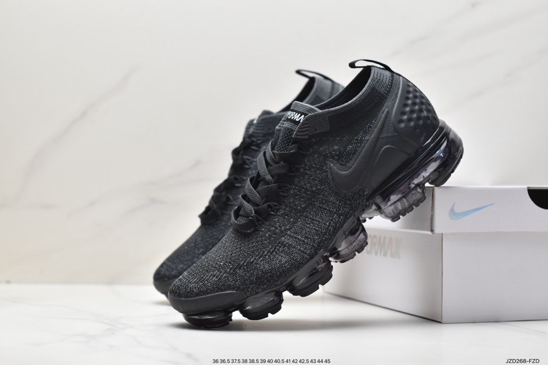 Nike Air VaporMax Flyknit 2.0 Second Generation Air Cushion Foot Strap Running Shoes 942842-011