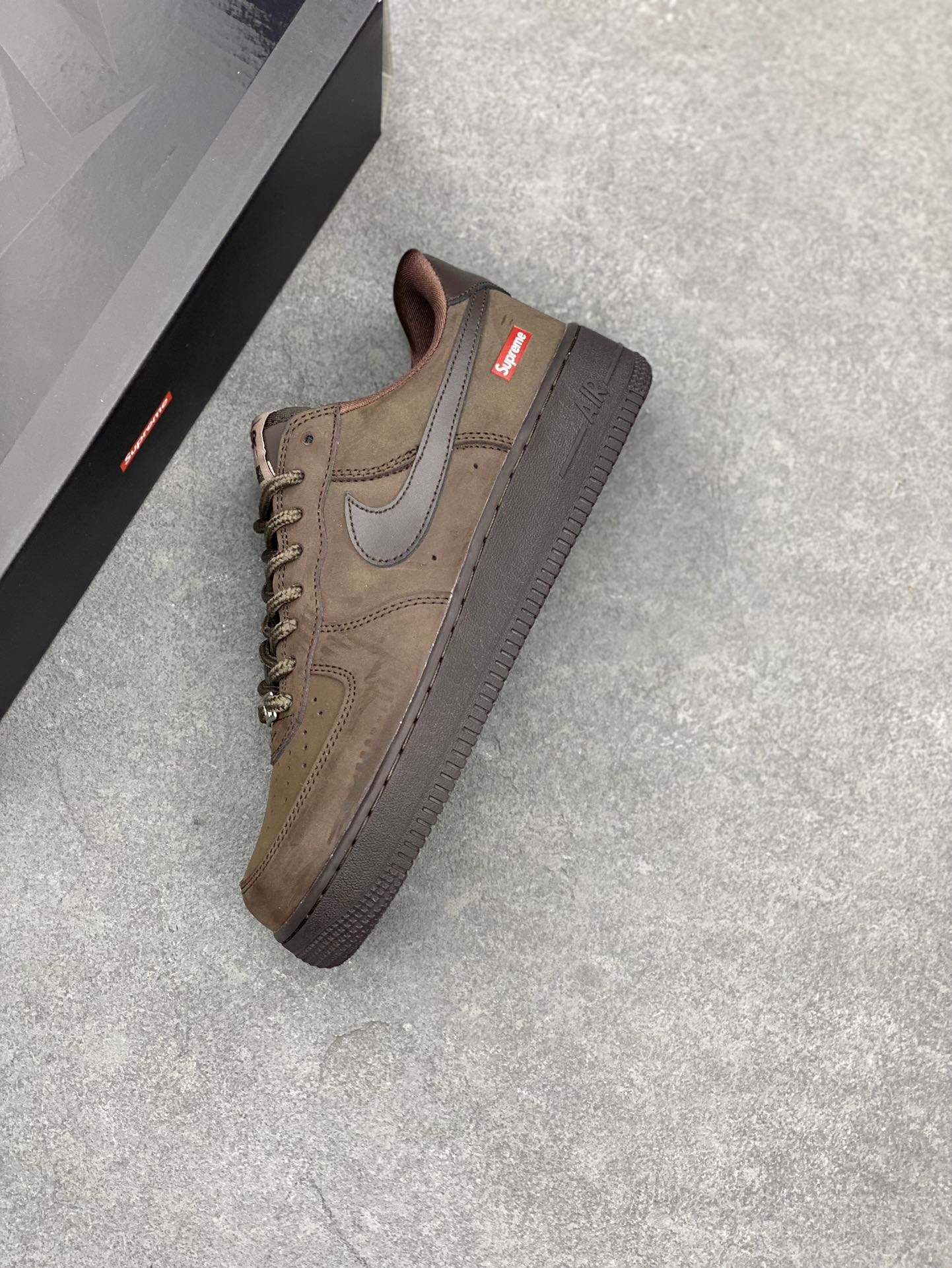 Nike x Supreme Air Force 1 Low CU9225-200 - Brown, Limited Edition 8 i1684521334 2237 6