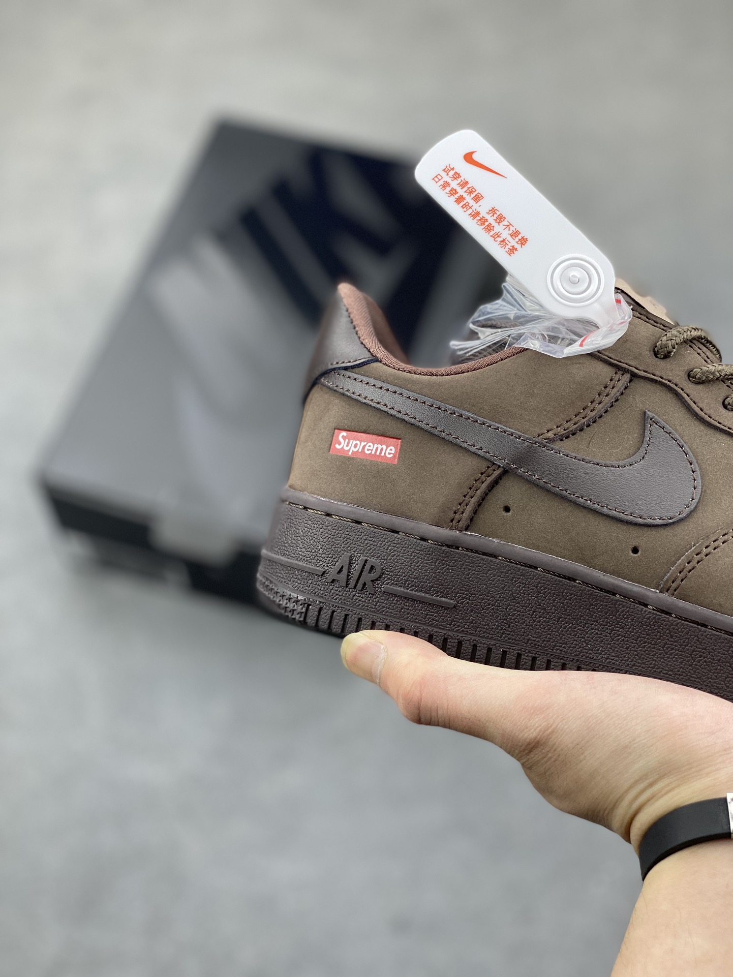 Nike x Supreme Air Force 1 Low CU9225-200 - Brown, Limited Edition 6 i1684521334 9974 4