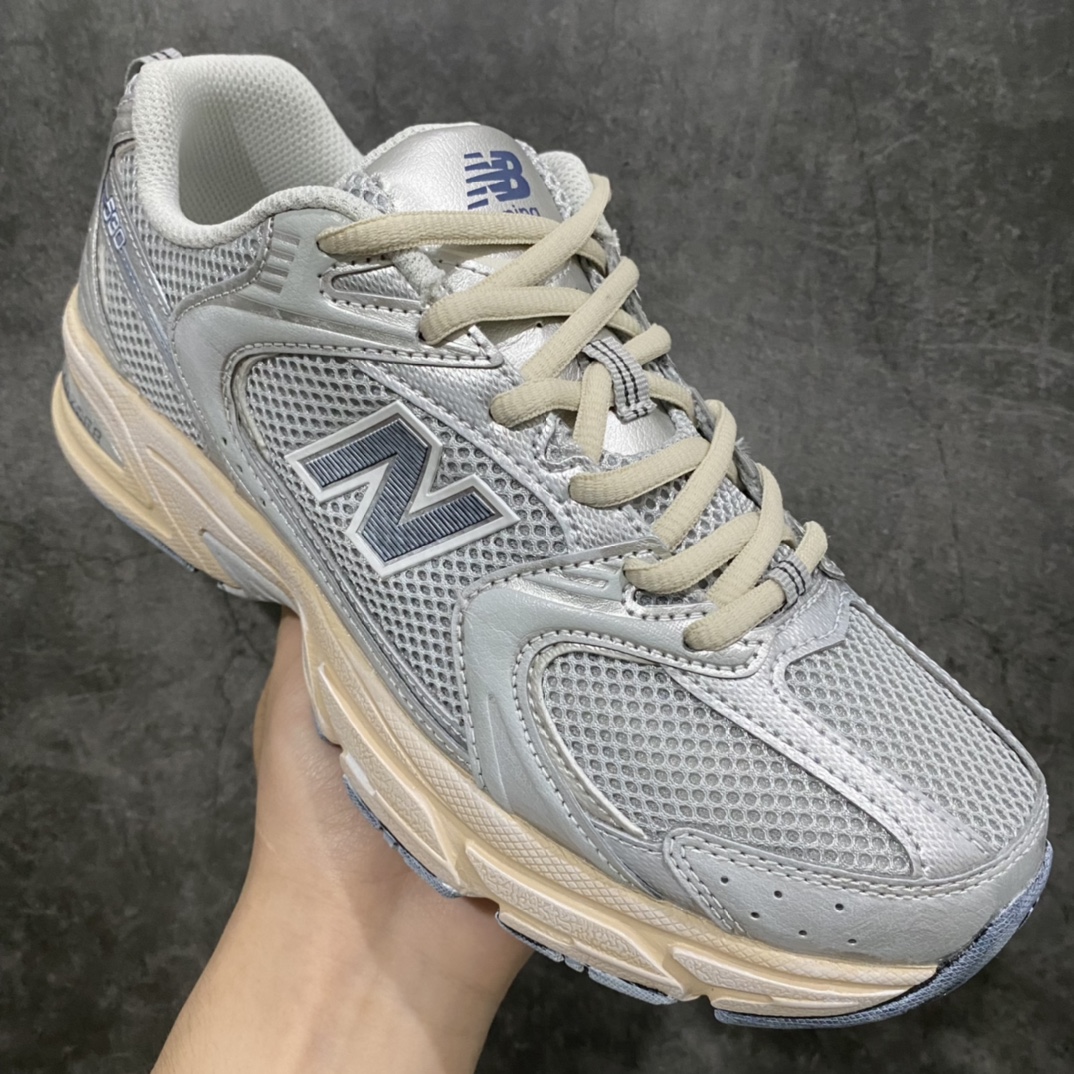 [DT pure original version] NB530 distressed gray and silver item number MR530VS men's and women's shoes