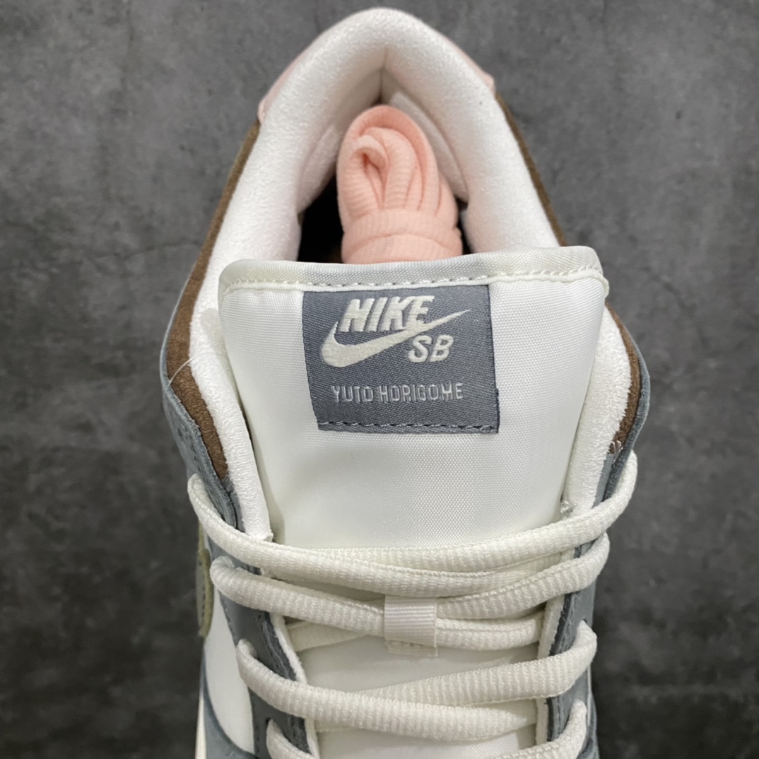 [Top Pure Original] Yuto Horigome x Nike SB Dunk Low ”Soft Mid-Grey” Joint Gray and White Feather” FQ1180-001