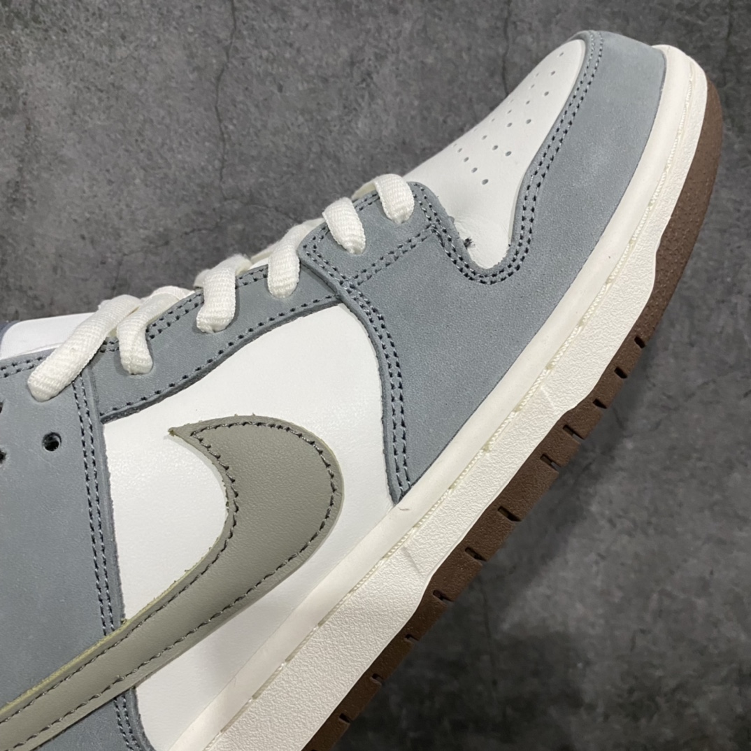 [Top Pure Original] Yuto Horigome x Nike SB Dunk Low ”Soft Mid-Grey” Joint Gray and White Feather” FQ1180-001