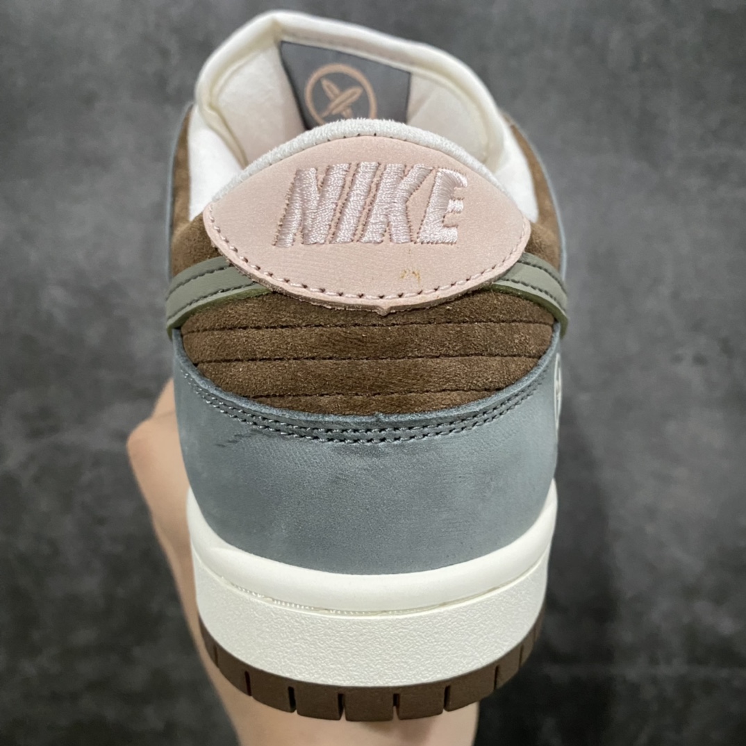 [Top Pure Original] Yuto Horigome x Nike SB Dunk Low ”Soft Mid-Grey” Joint Gray and White Feather” FQ1180-001