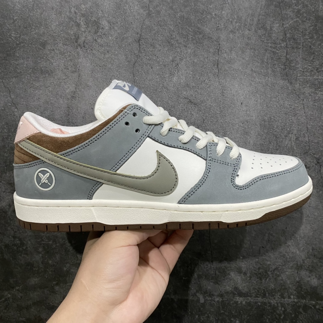 [Top Pure Original] Yuto Horigome x Nike SB Dunk Low ”Soft Mid-Grey” Joint Gray and White Feather” FQ1180-001