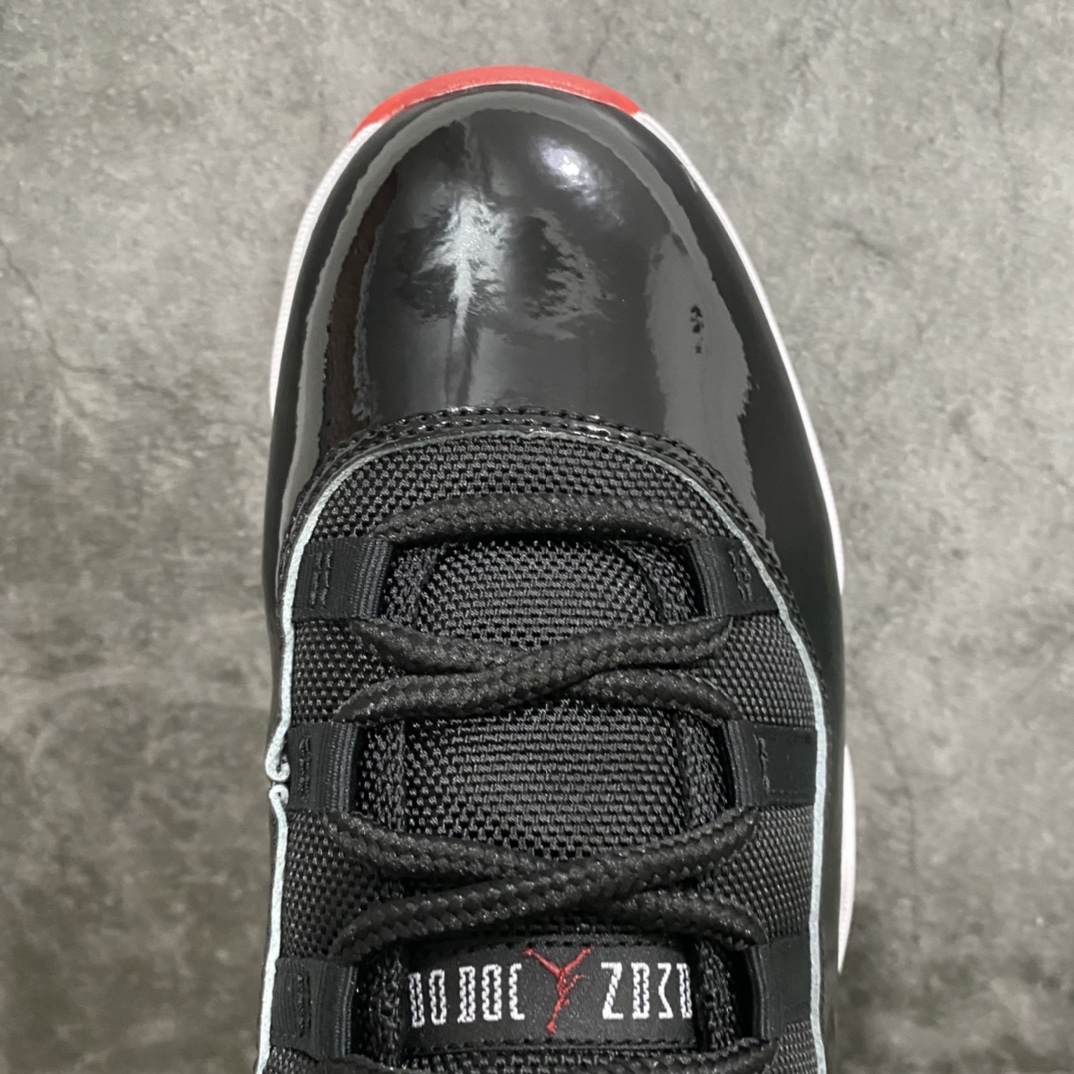 [DY Pure Original] Air Jordan 11 ”Bred” AJ11 black and red color 19th year replica 378037-061