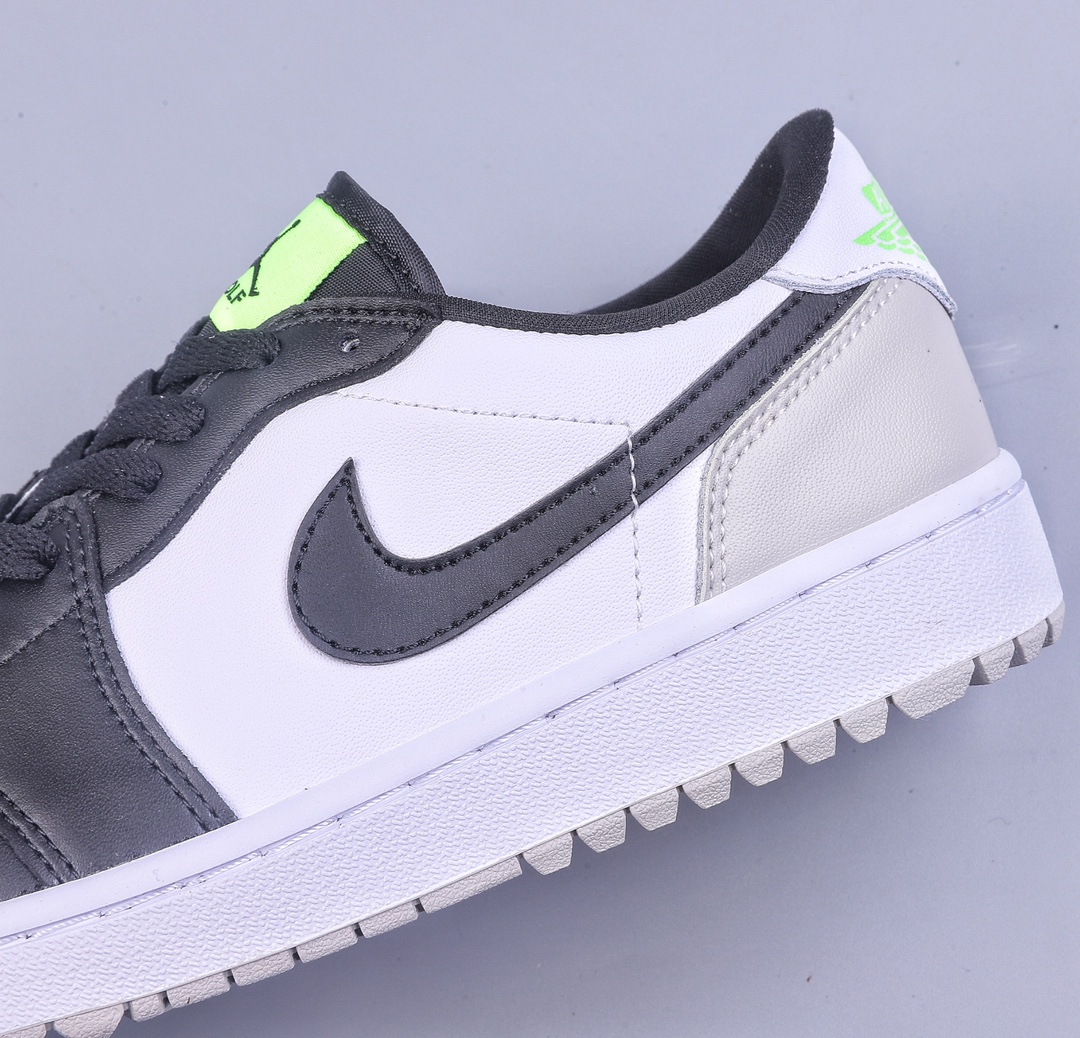 180 外贸版Air Jordan 1 Low 白黑脚趾高尔夫 AJ1乔1低帮休闲板鞋 DD9315-108