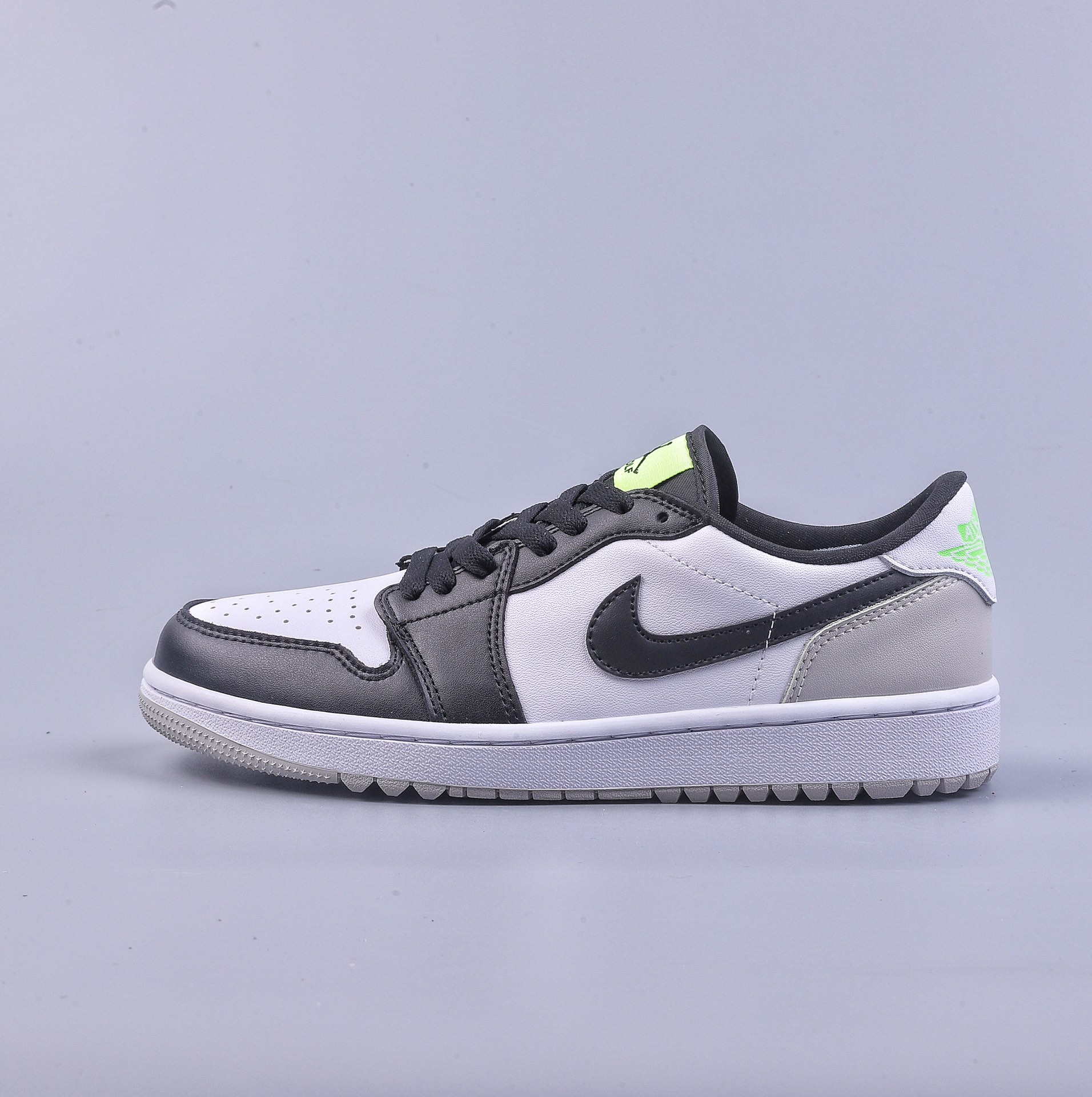 180 外贸版Air Jordan 1 Low 白黑脚趾高尔夫 AJ1乔1低帮休闲板鞋 DD9315-108