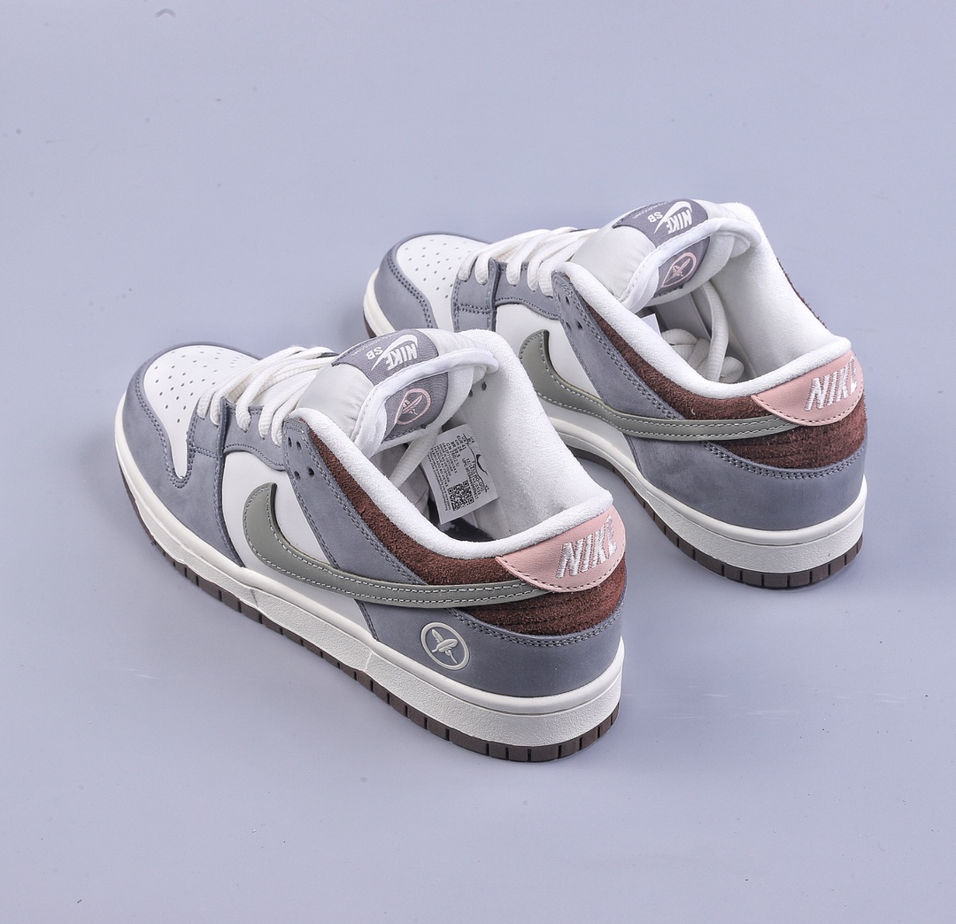 260 GT Yuto Horigome x Nike SB Dunk Low”Soft Mid-Grey”联名灰白羽毛” FQ1180-001