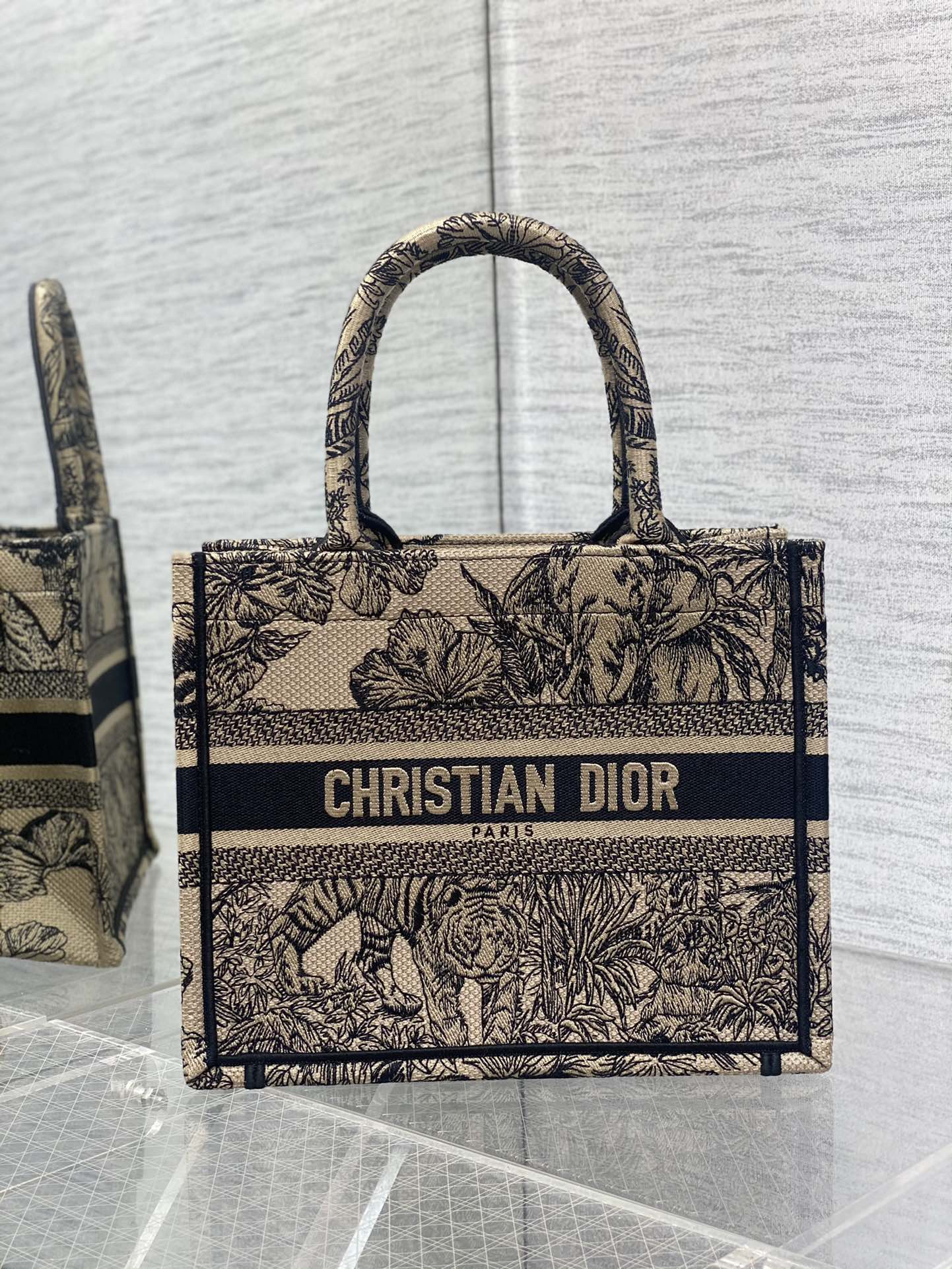 DIOR Tote Small Embroidered Letter Handbag