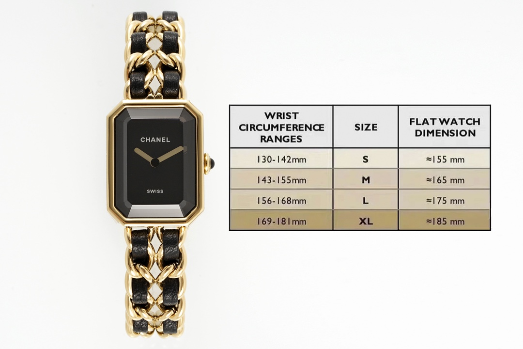 NO:392099,The difference between the appearance of the replica version of Chanel Remiere watch and the medieval gold, as well as the measurement of the wrist size., chanel19860909香奈儿remiere腕表复刻版和中古金的外观区别、以及手腕尺寸测量方式.,,chanel,Watch