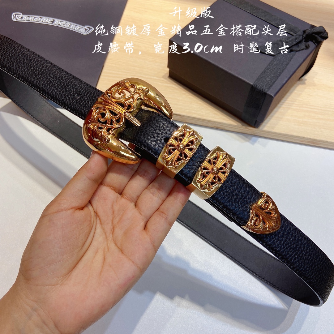 克罗心猫爪纯铜镀厚金精品扣搭配头层皮