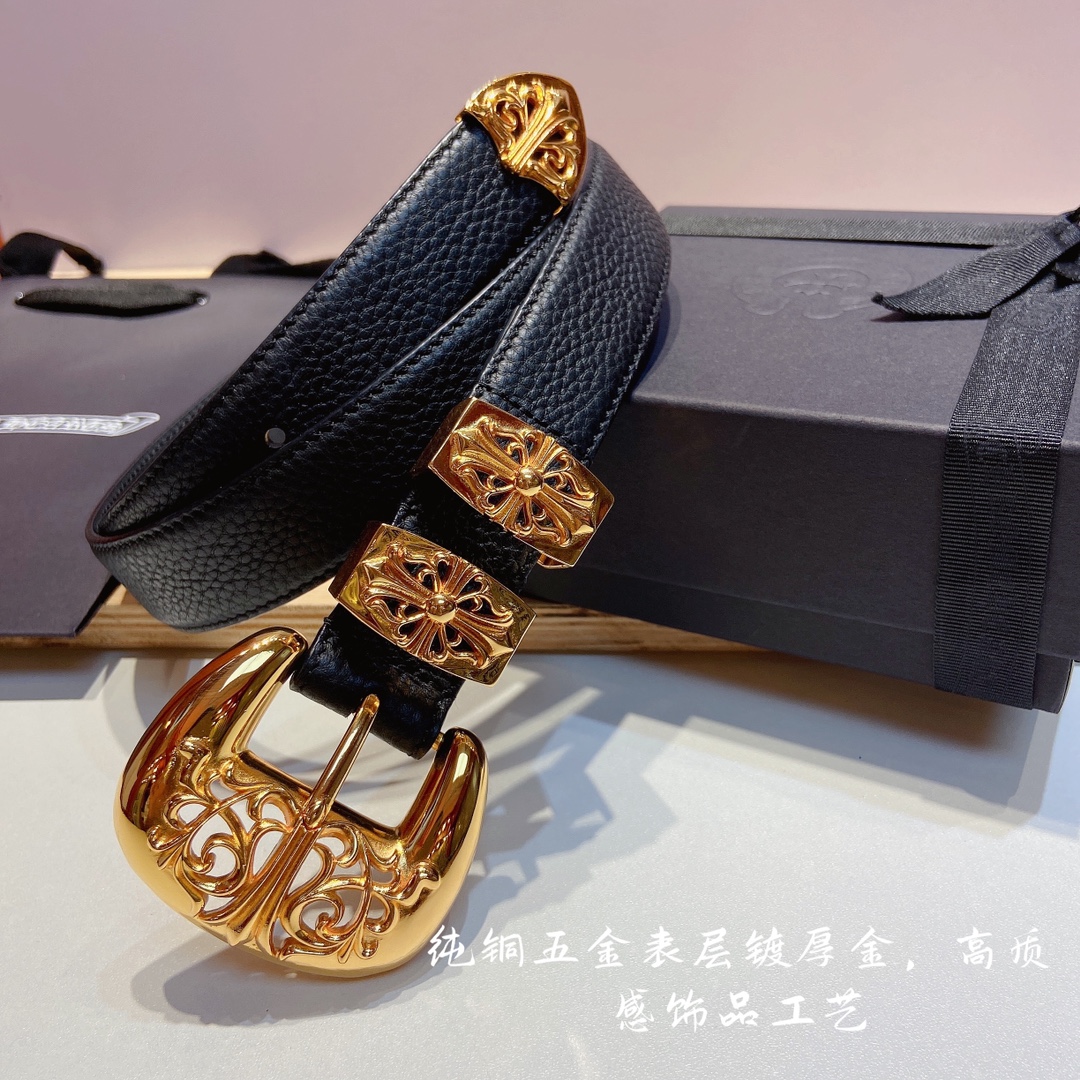 克罗心猫爪纯铜镀厚金精品扣搭配头层皮