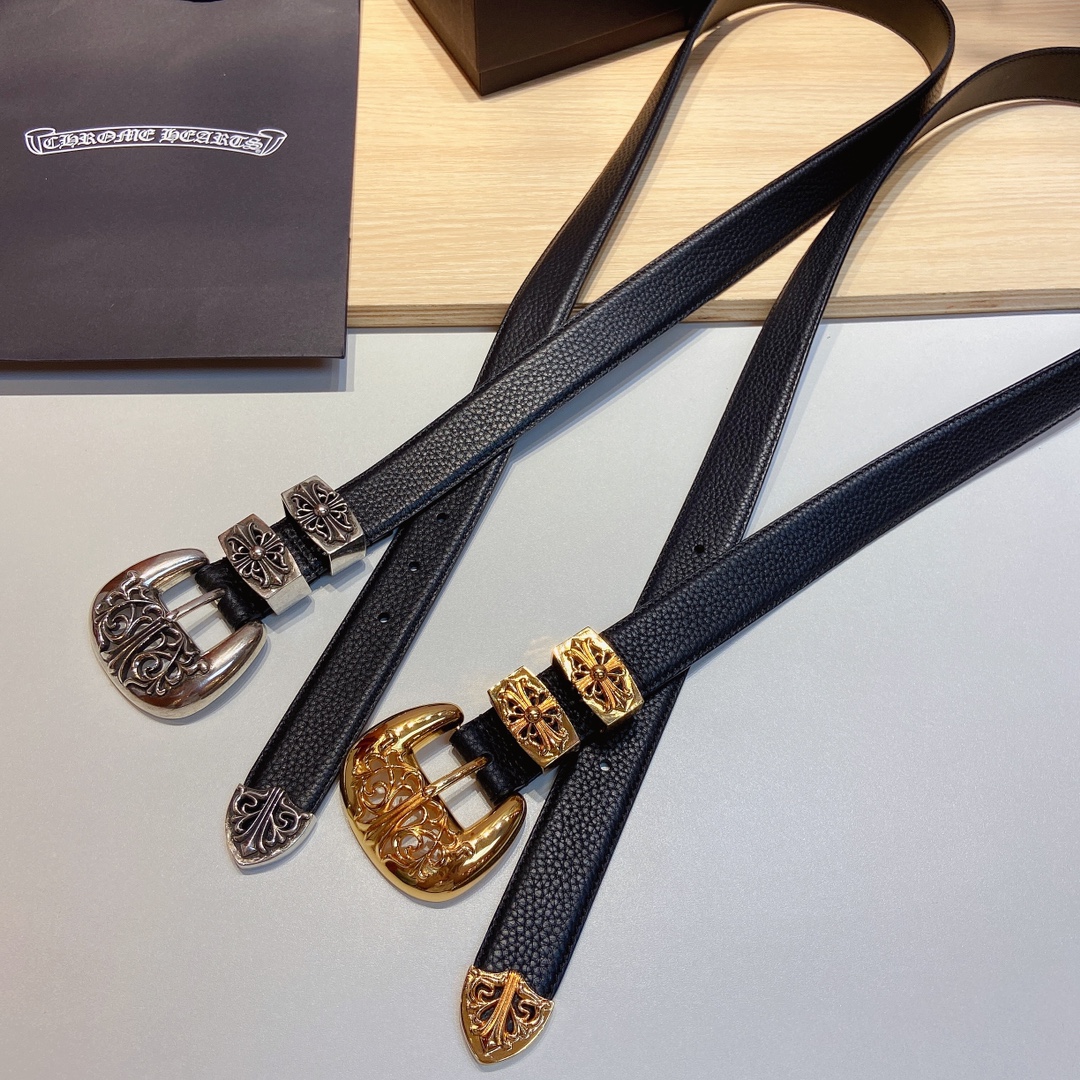 克罗心猫爪纯铜镀银精品扣搭配头层皮腰