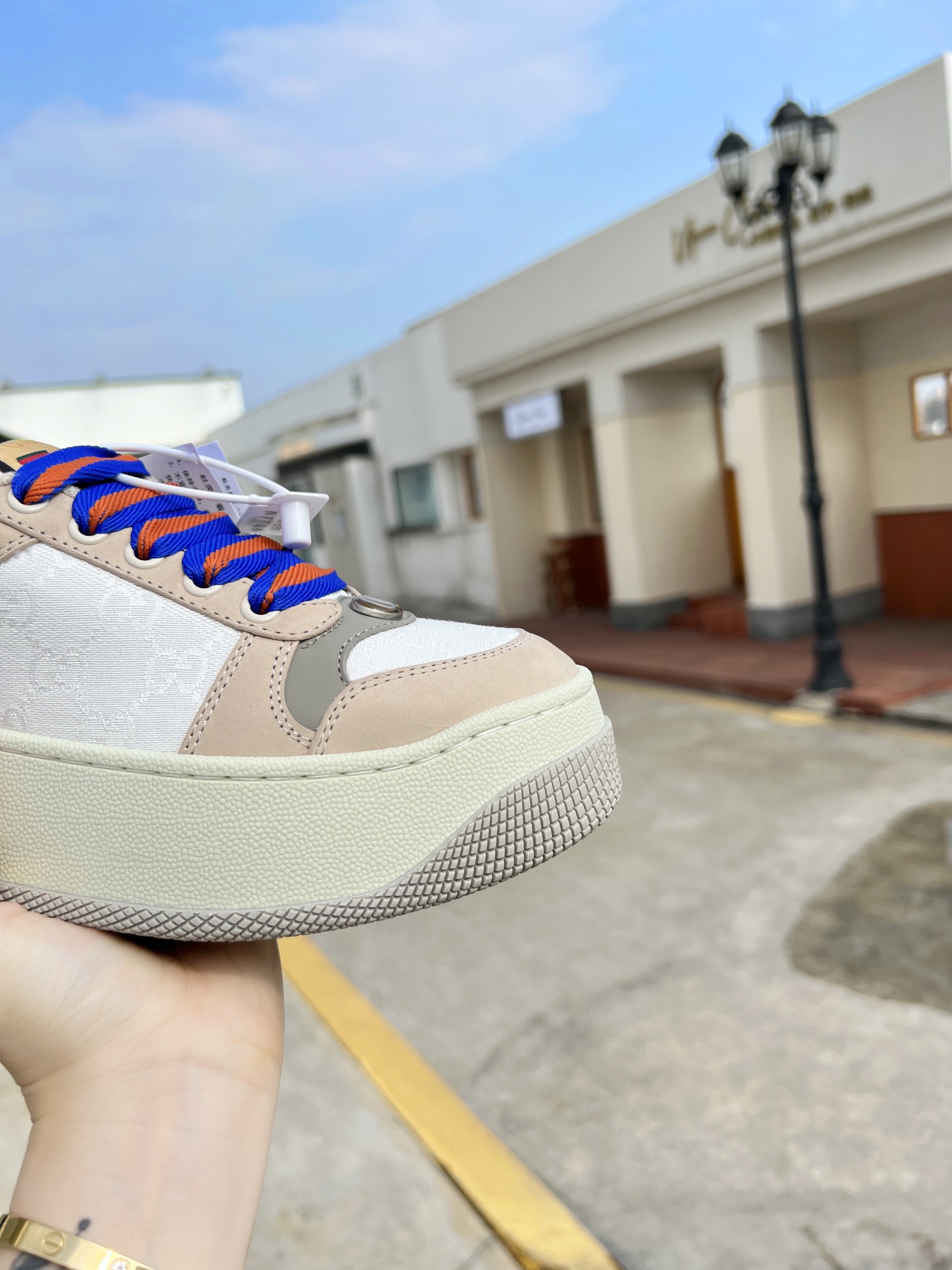 GUCC 2023ss nueva familia G Screener serie de modelos de parejas gordito ding gordito zapatos sucios
