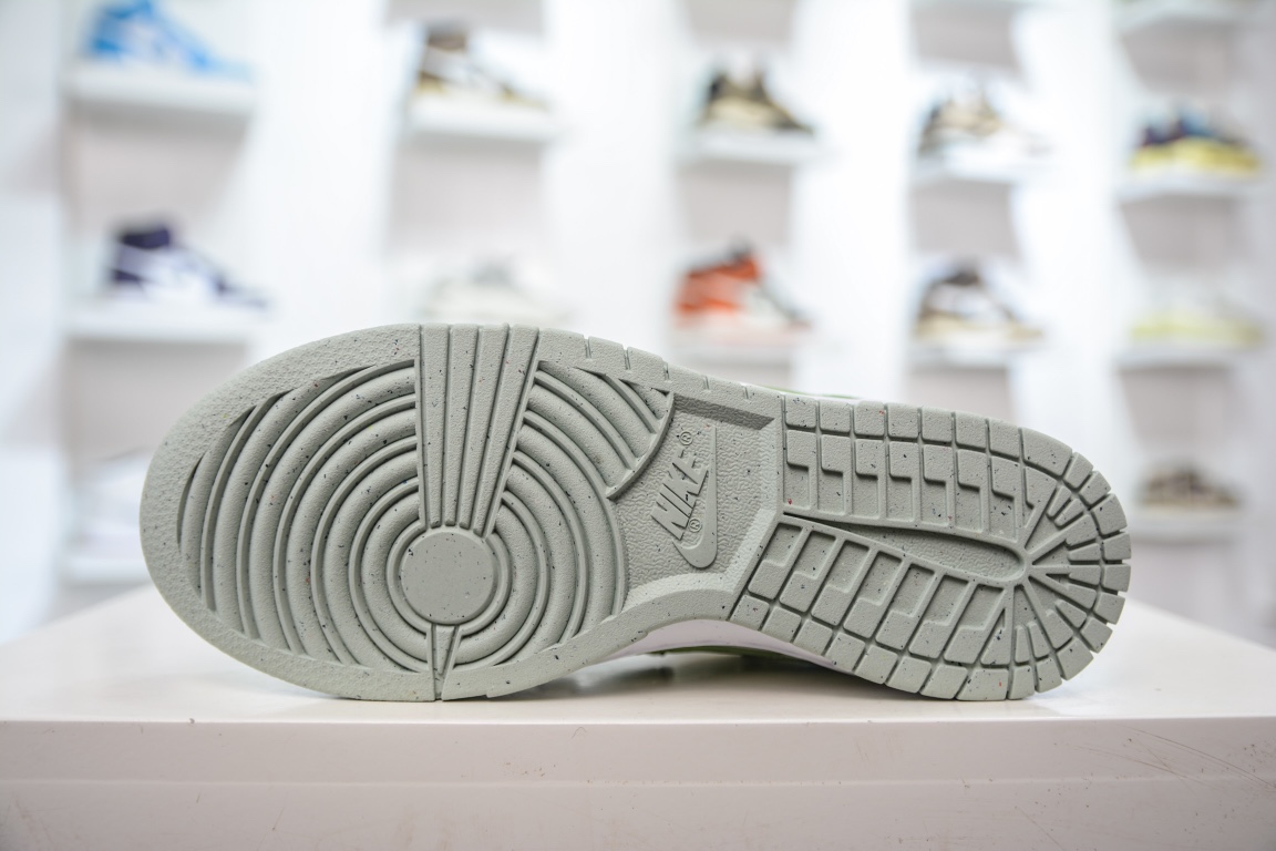 240 R Nike SB Dunk Low 青提奶绿 白浅绿解构抽绳鞋带  DN1431-102