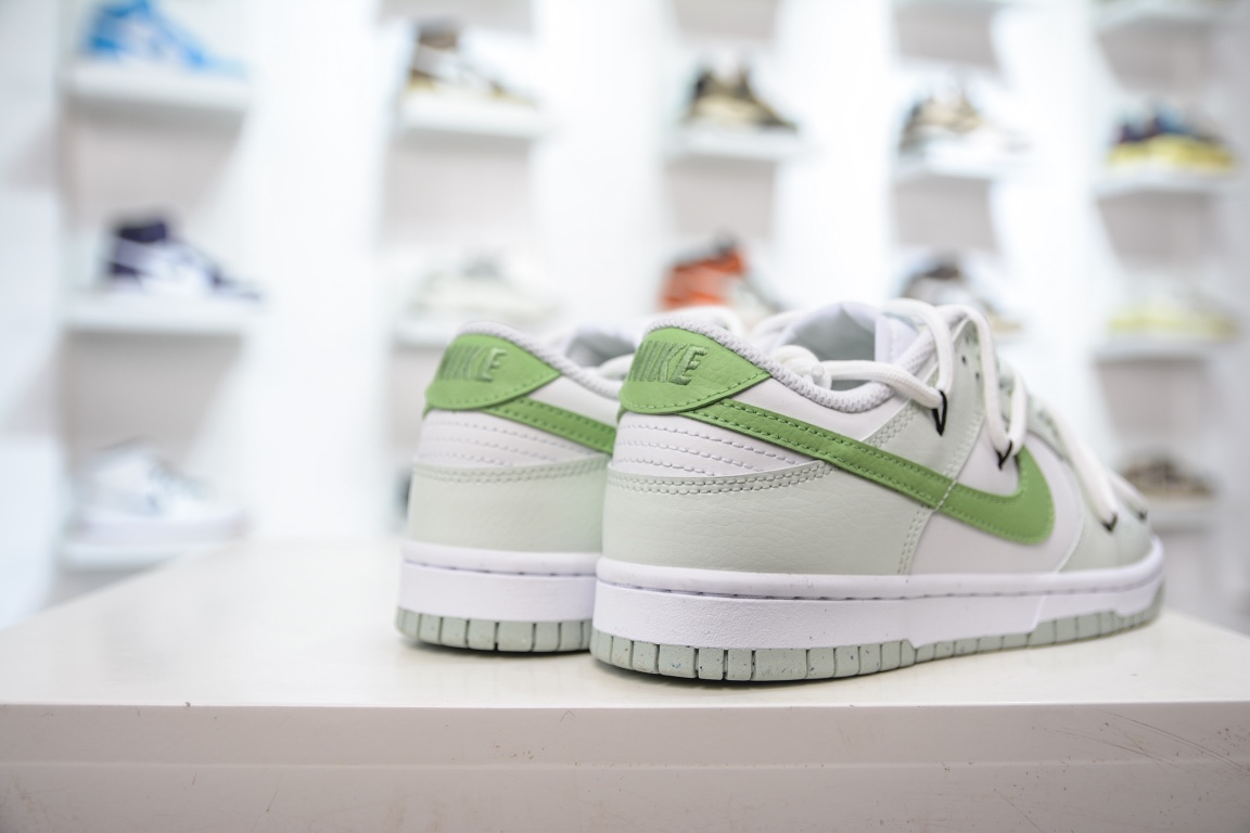 240 R Nike SB Dunk Low 青提奶绿 白浅绿解构抽绳鞋带  DN1431-102