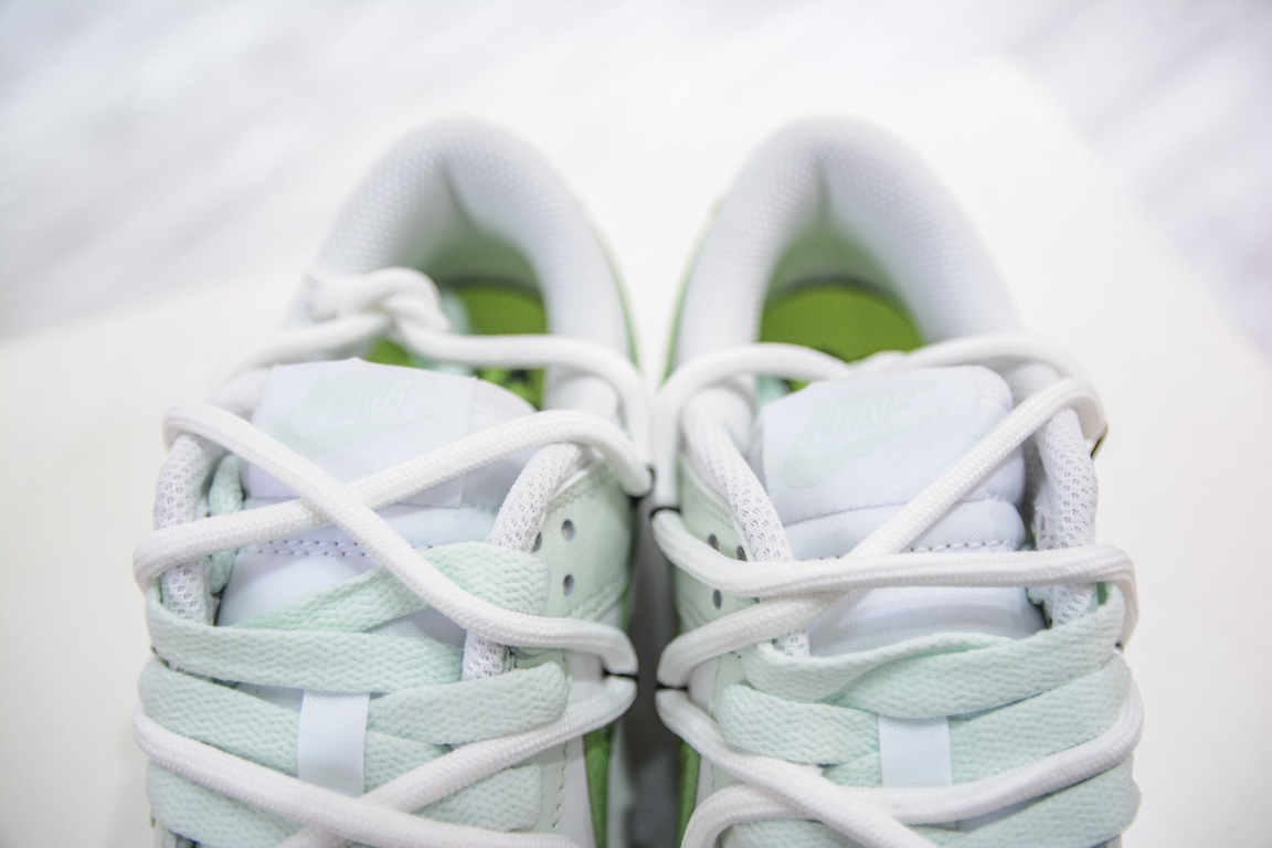 240 R Nike SB Dunk Low 青提奶绿 白浅绿解构抽绳鞋带  DN1431-102