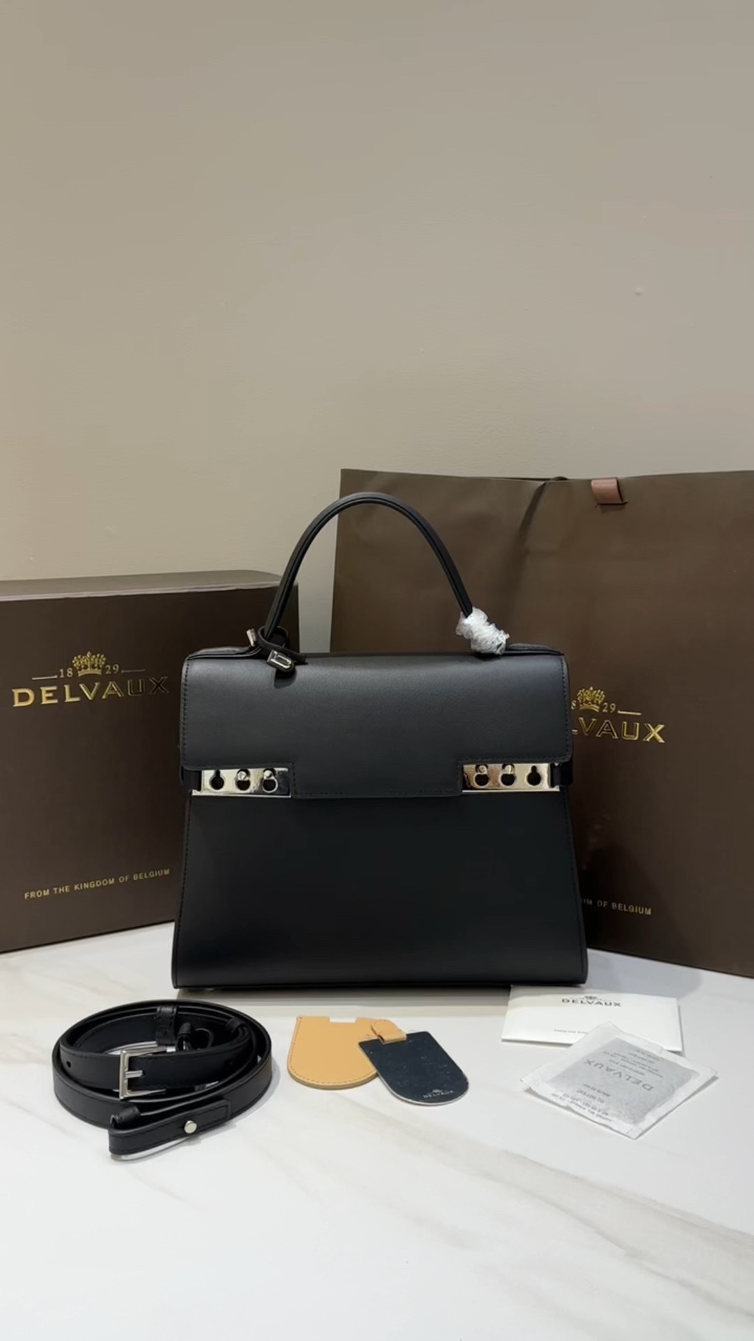 Delvaux tempete MM swift black