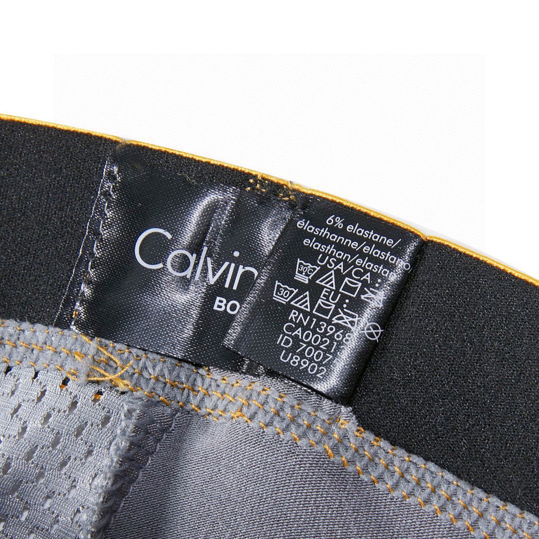 CalvinKleinCK金边纯色冰丝三条盒装内裤CalvinKleinCK金边纯色冰丝内裤一盒三条装内