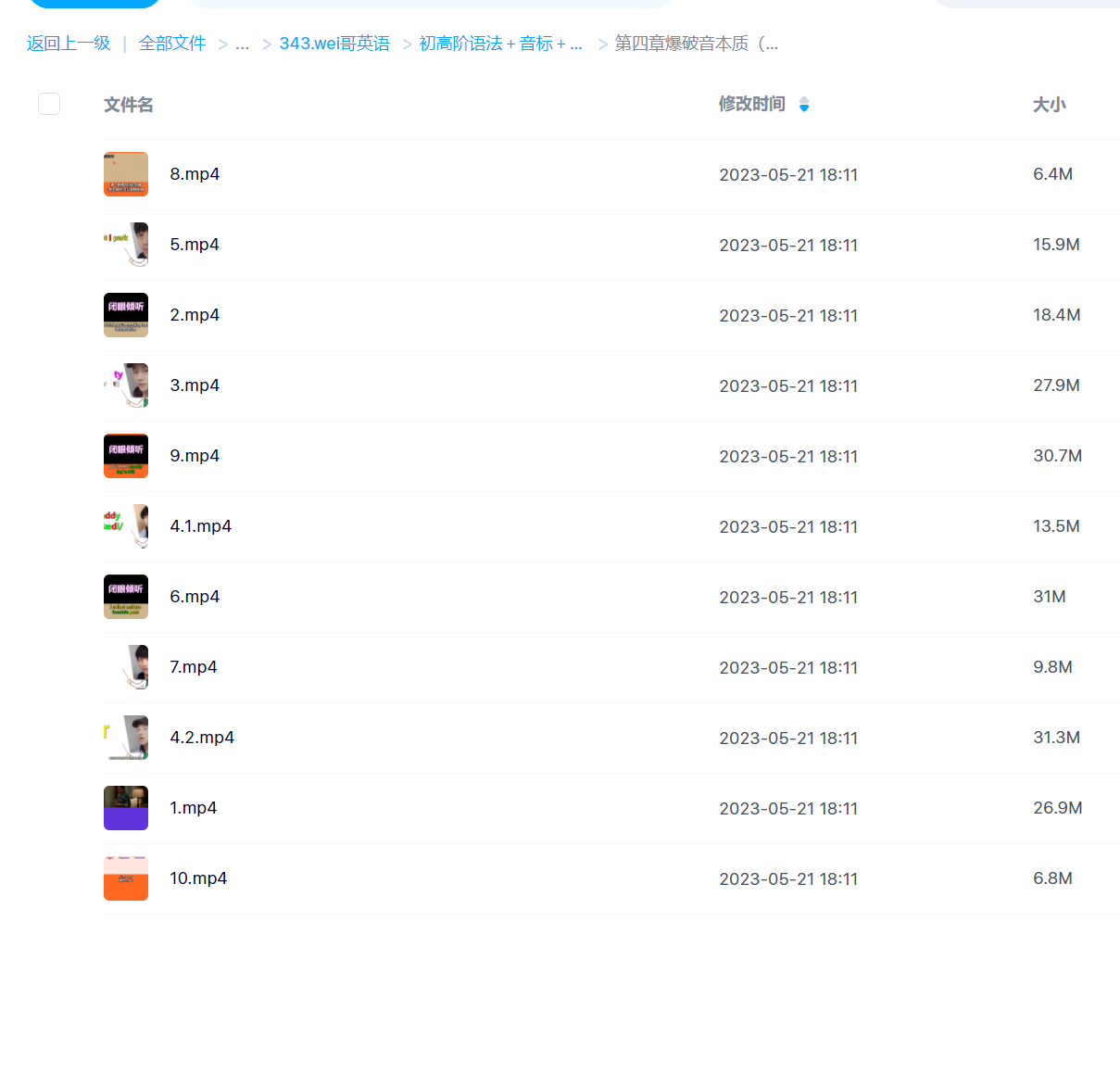 【英语上新】343.wei哥英语-初高阶语法＋音标＋语音精品课