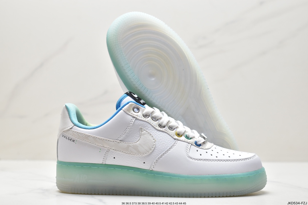 160 耐克Nike Air Force 1 Low 空军一号低帮百搭休闲运动板鞋 FJ7066-114