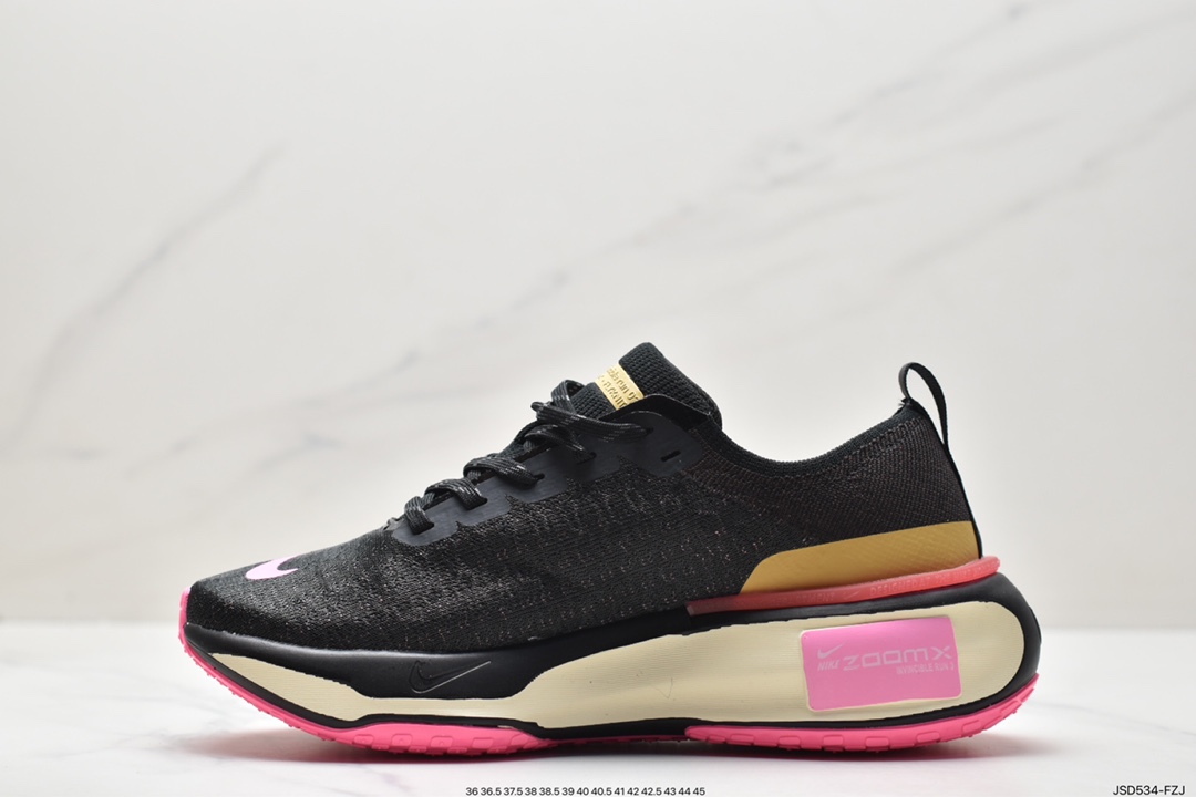 200 耐克NIKE ZOOMX INVINCIBLE RUN FK3 短跑马拉松系带系列轻量休闲运动慢跑鞋 DR2660-200