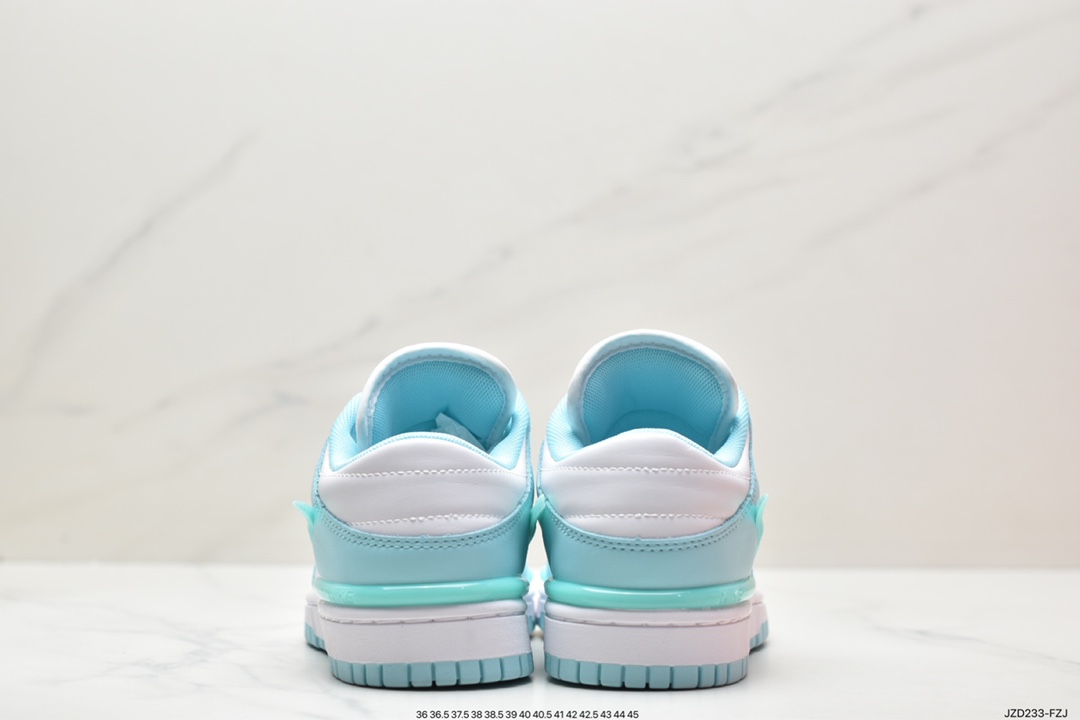 140 全新耐克Nike SB Dunk Low Twist”Panda”扣篮加强版系列低帮休闲运动滑板板鞋 DZ2794-101