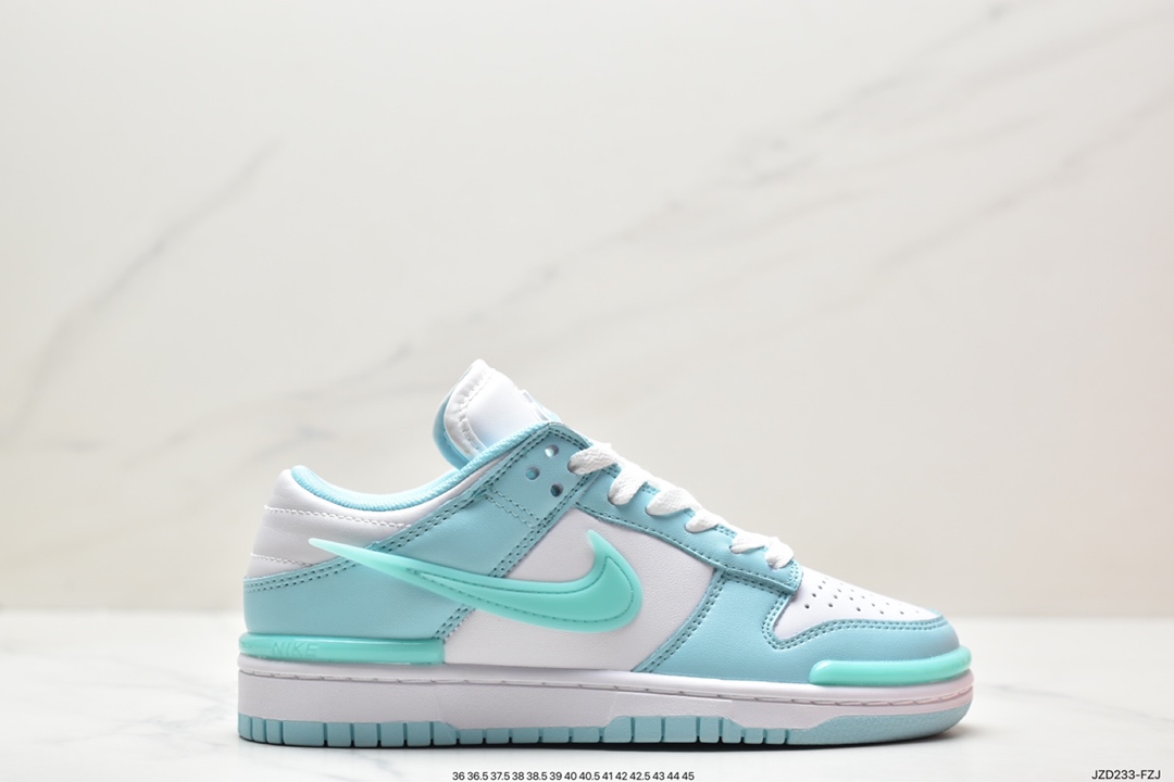 140 全新耐克Nike SB Dunk Low Twist”Panda”扣篮加强版系列低帮休闲运动滑板板鞋 DZ2794-101