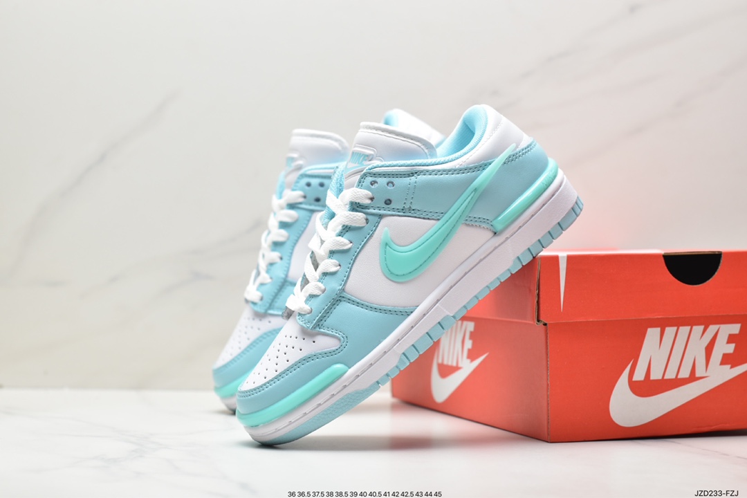 140 全新耐克Nike SB Dunk Low Twist”Panda”扣篮加强版系列低帮休闲运动滑板板鞋 DZ2794-101