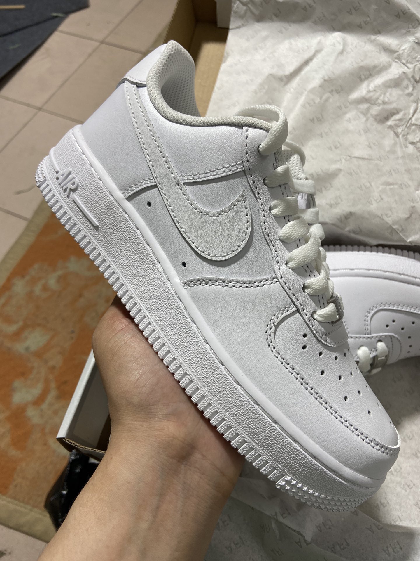 AF1纯白空军尺码36-45总裁R出