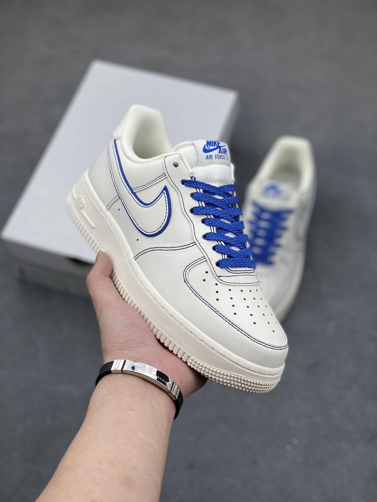 Nike Air Force 1 Low '07 'Hare' White Blue Starry Sky Sneakers 2 i1684609418 8373 0