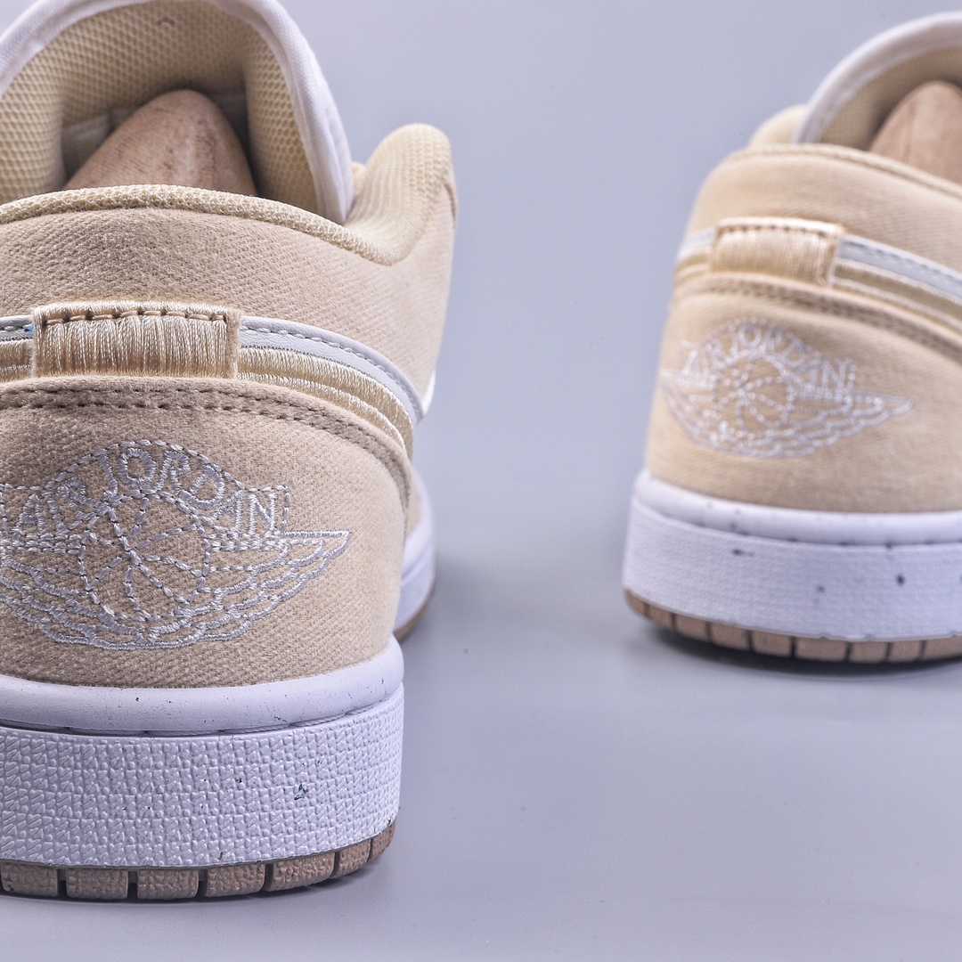 200 Air Jordan 1 Low AJ1 乔1电绣白黄 低帮文化篮球鞋 FN3722-701
