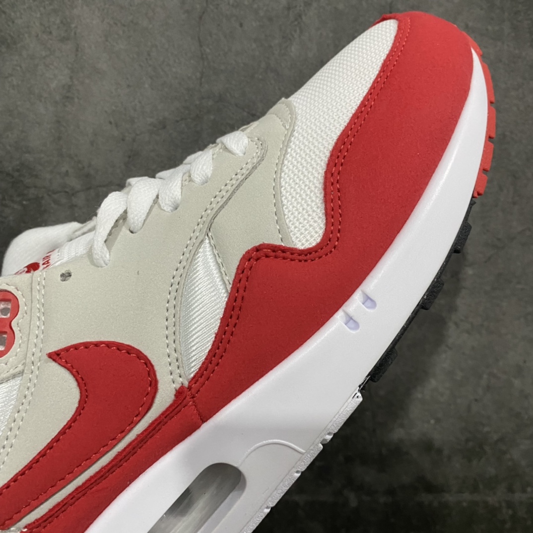 220 【原盒版】NK Air Max 1 86 Big Bubble 初代复古气垫慢跑鞋 白红 DQ3989-100