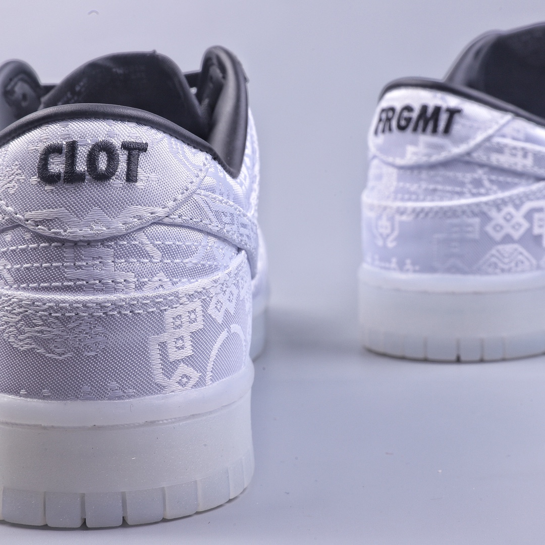 280 A Clot x Fragment x Nike Dunk Low 藤原浩三方联名白丝绸 FN0315-110