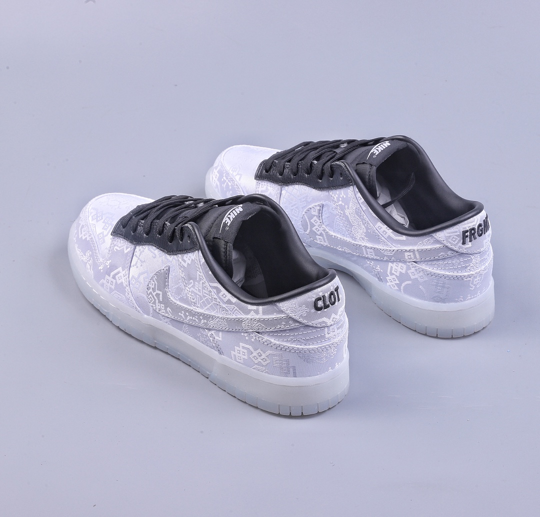 280 A Clot x Fragment x Nike Dunk Low 藤原浩三方联名白丝绸 FN0315-110