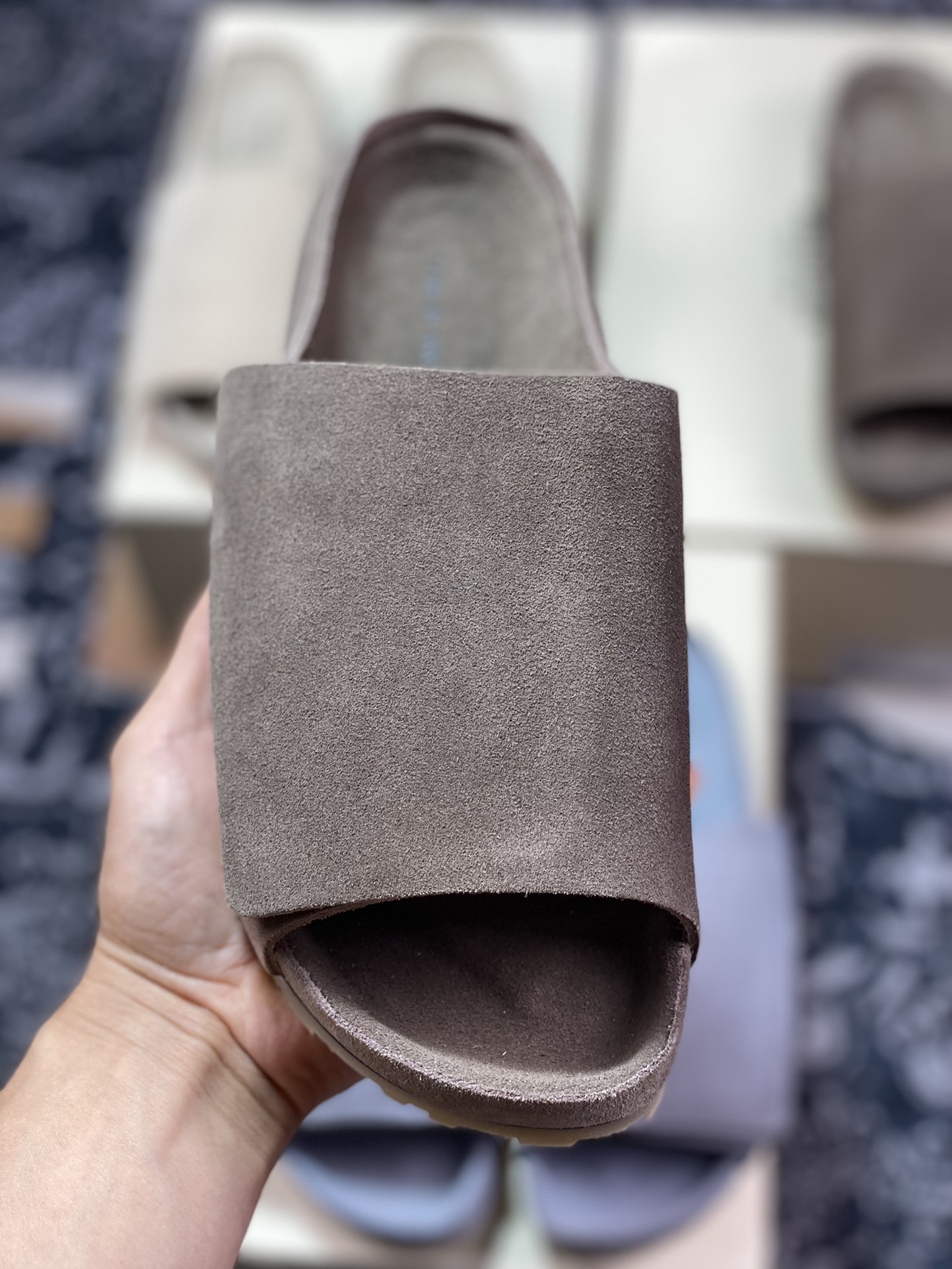 FEAR OF GOD x Birkenstock FOG joint Velcro slippers