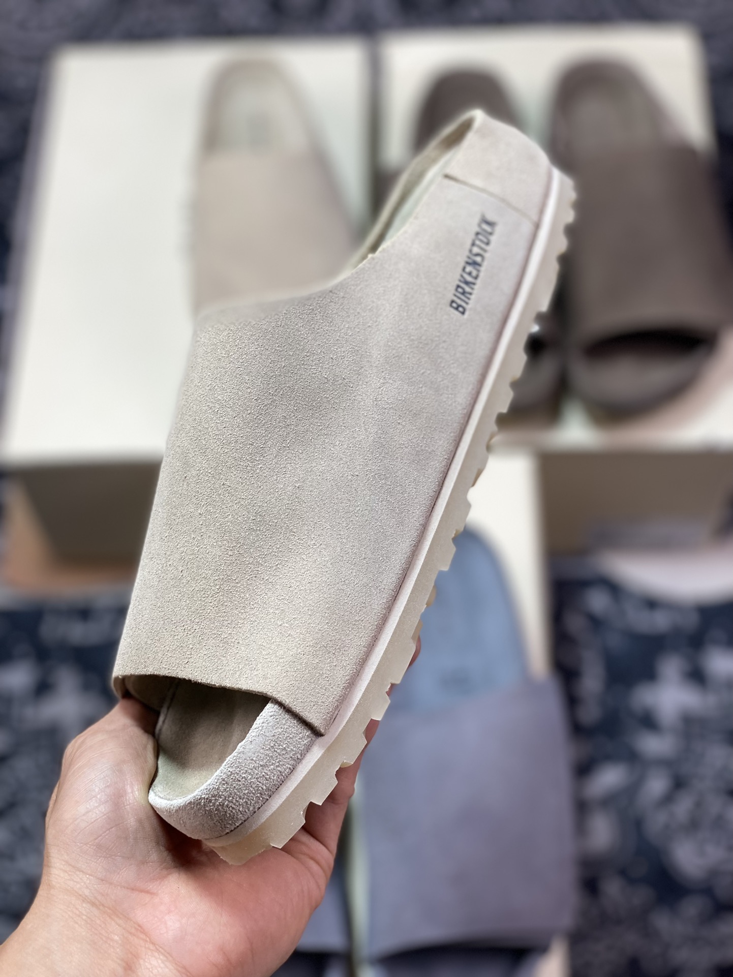 FEAR OF GOD x Birkenstock FOG joint Velcro slippers