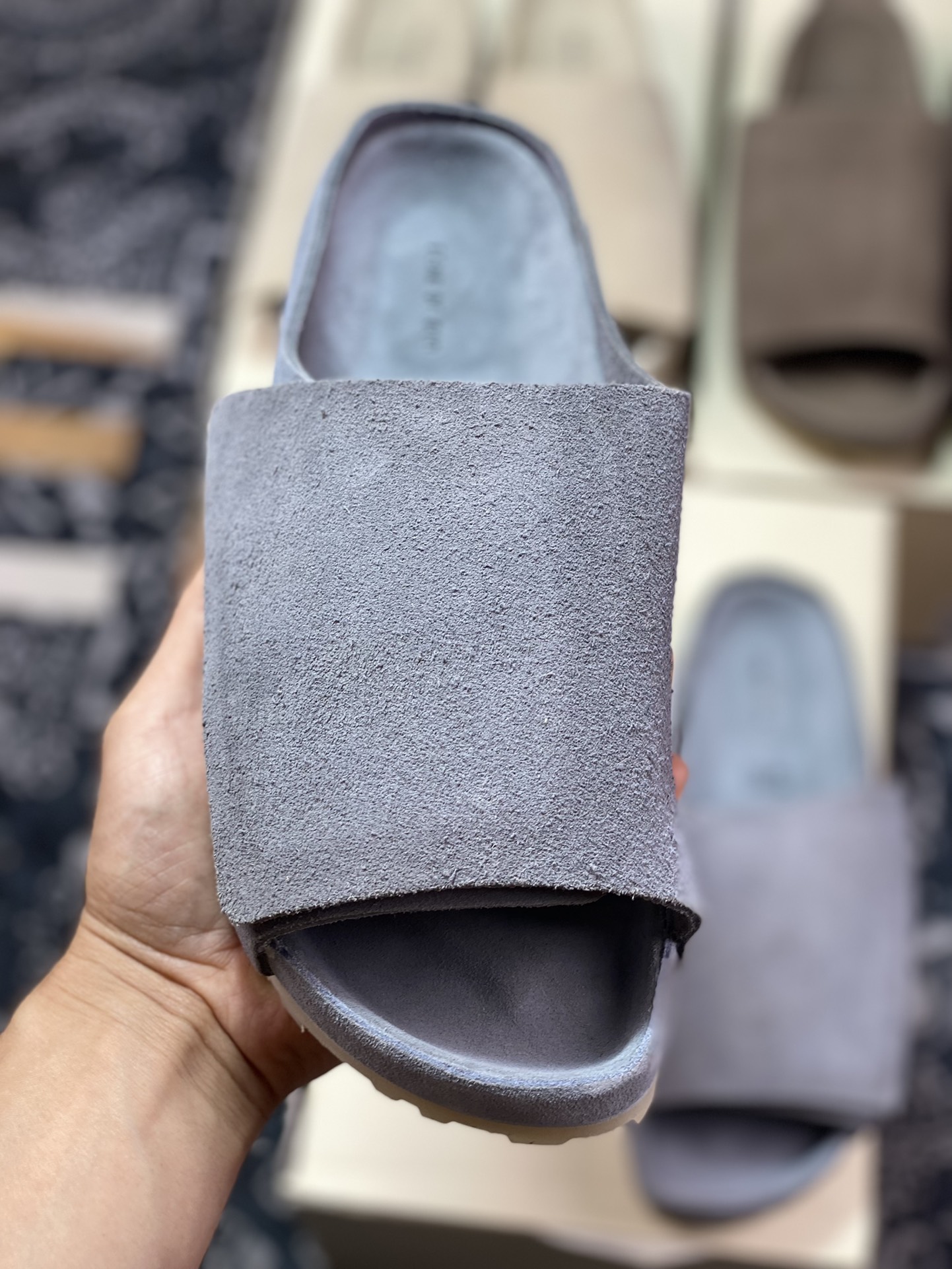 FEAR OF GOD x Birkenstock FOG joint Velcro slippers